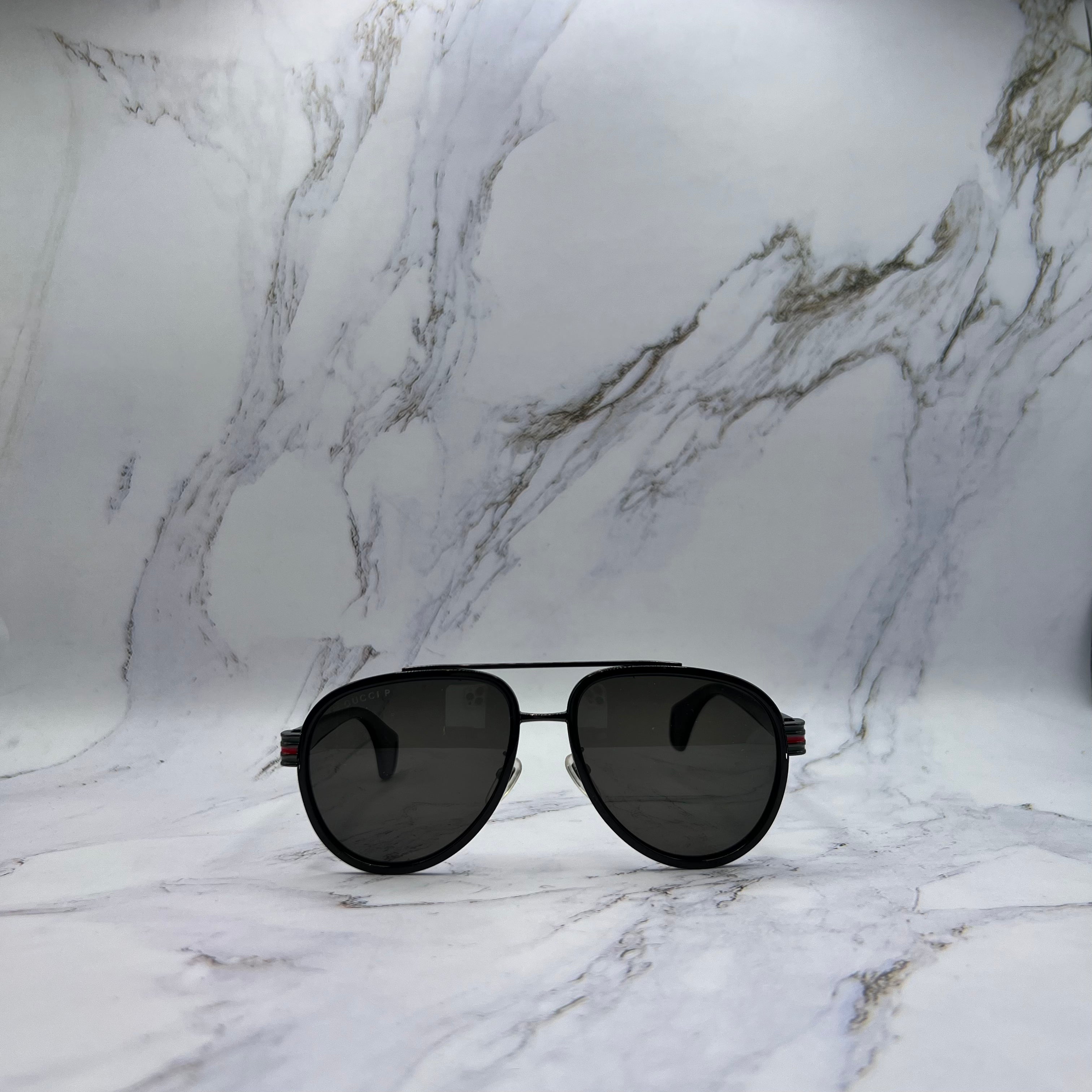 Gucci Pilot Aviators Black (Lightly Worn)