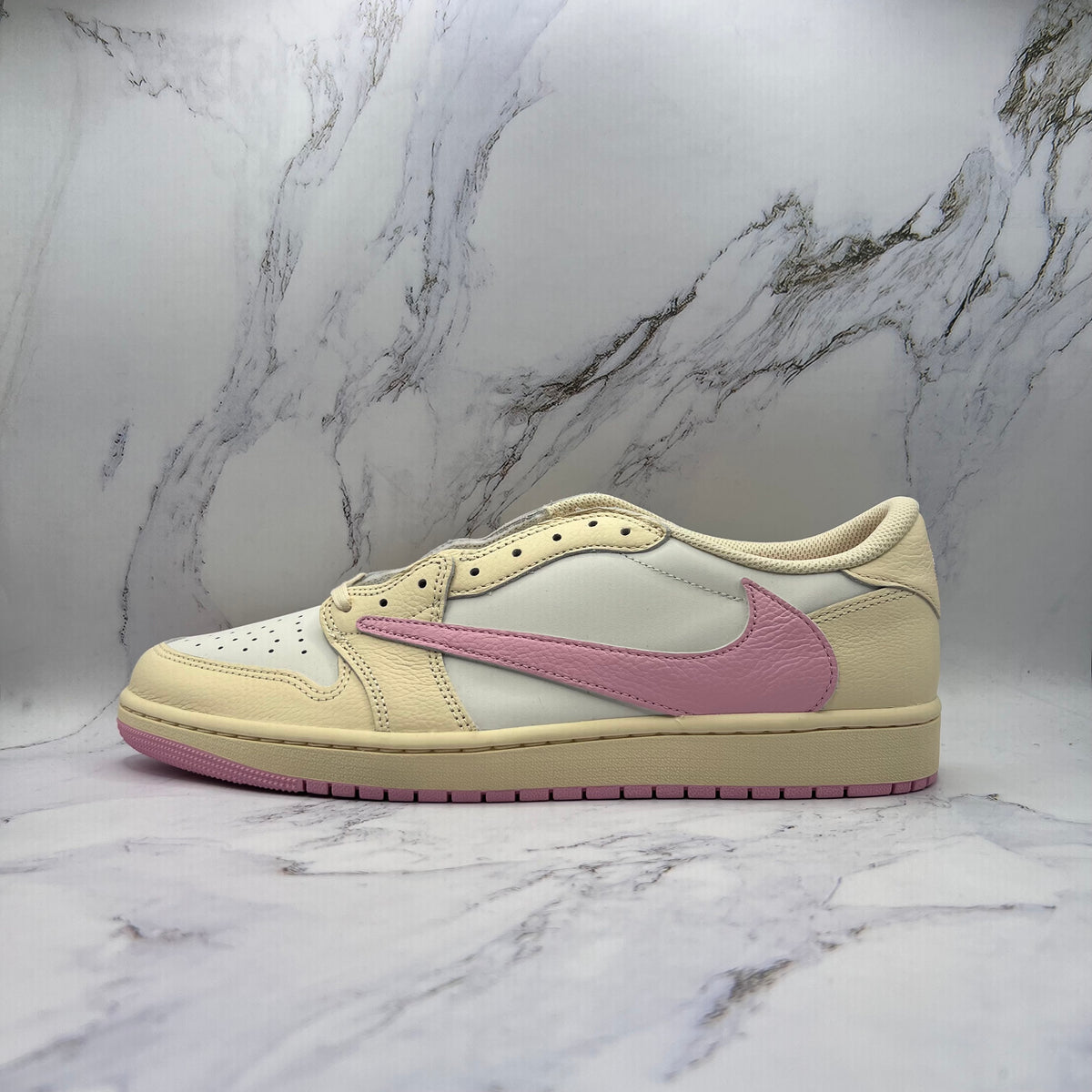 Jordan Retro 1 Low Mens Travis Scott Shy Pink