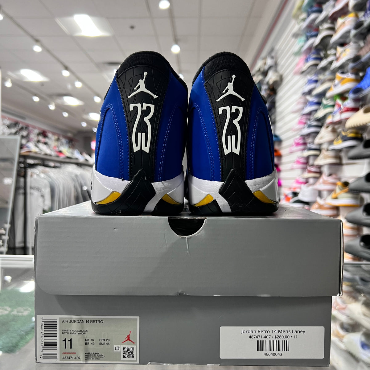 Jordan Retro 14 Mens Laneys (Lightly Worn)