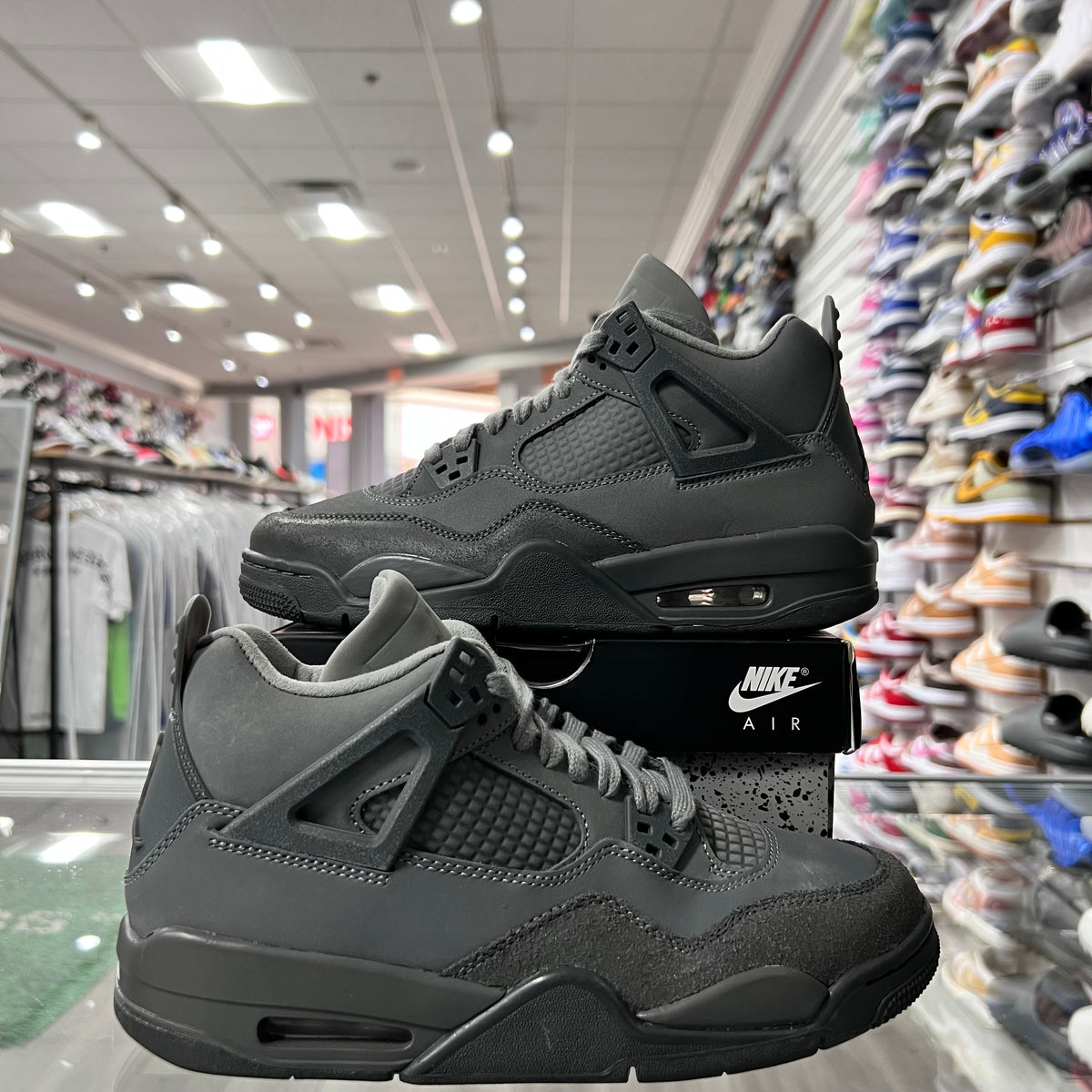 Jordan Retro 4 GS Wet Cement (B-Grade)(Lightly Worn+Replacement Box)