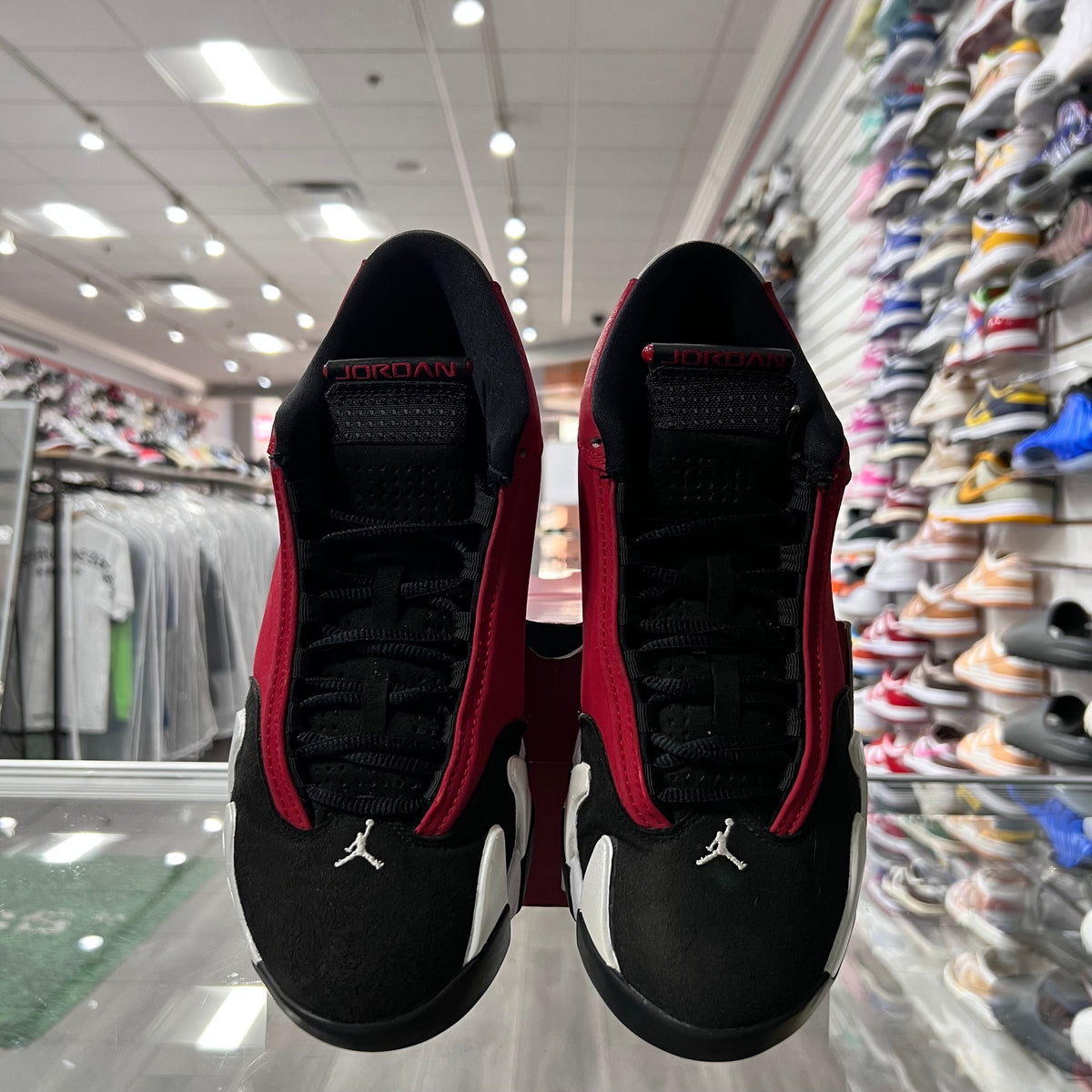 Jordan Retro 14 Mens Gym Red Toro (Lightly Worn)