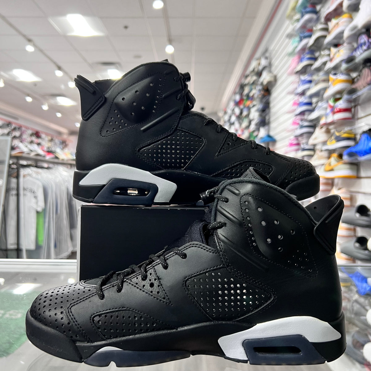 Jordan Retro 6 Mens Black Cat (Lightly Worn+Replacement Box)