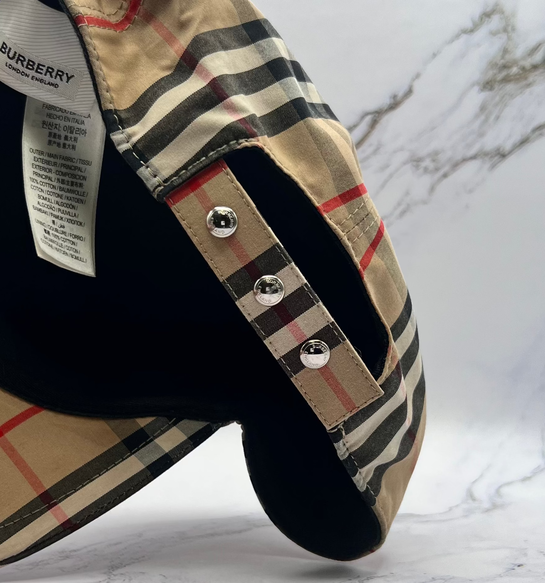 Burberry Hat Plaid Print (Lightly Worn)