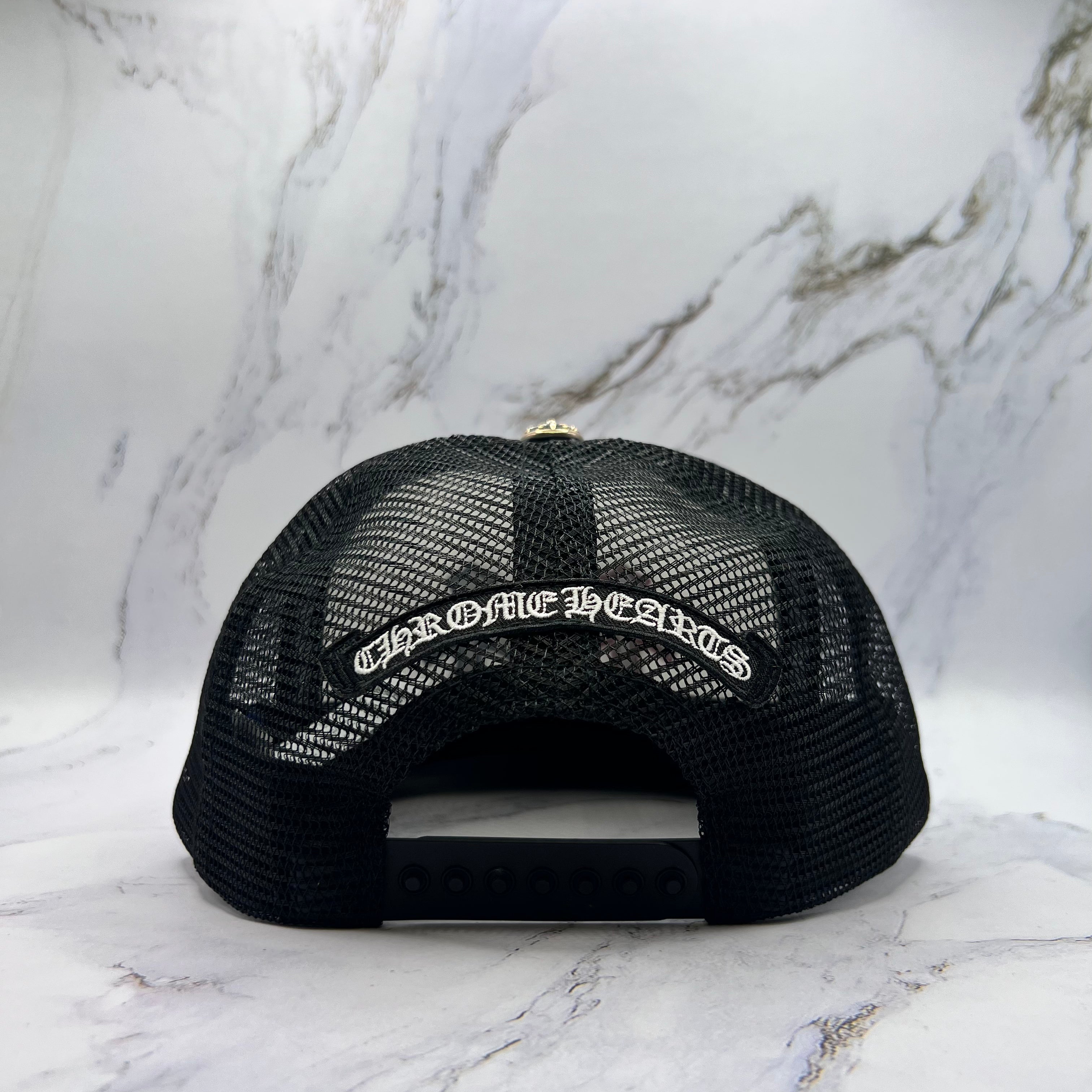 Chrome Hearts USA Leather Patches Trucker