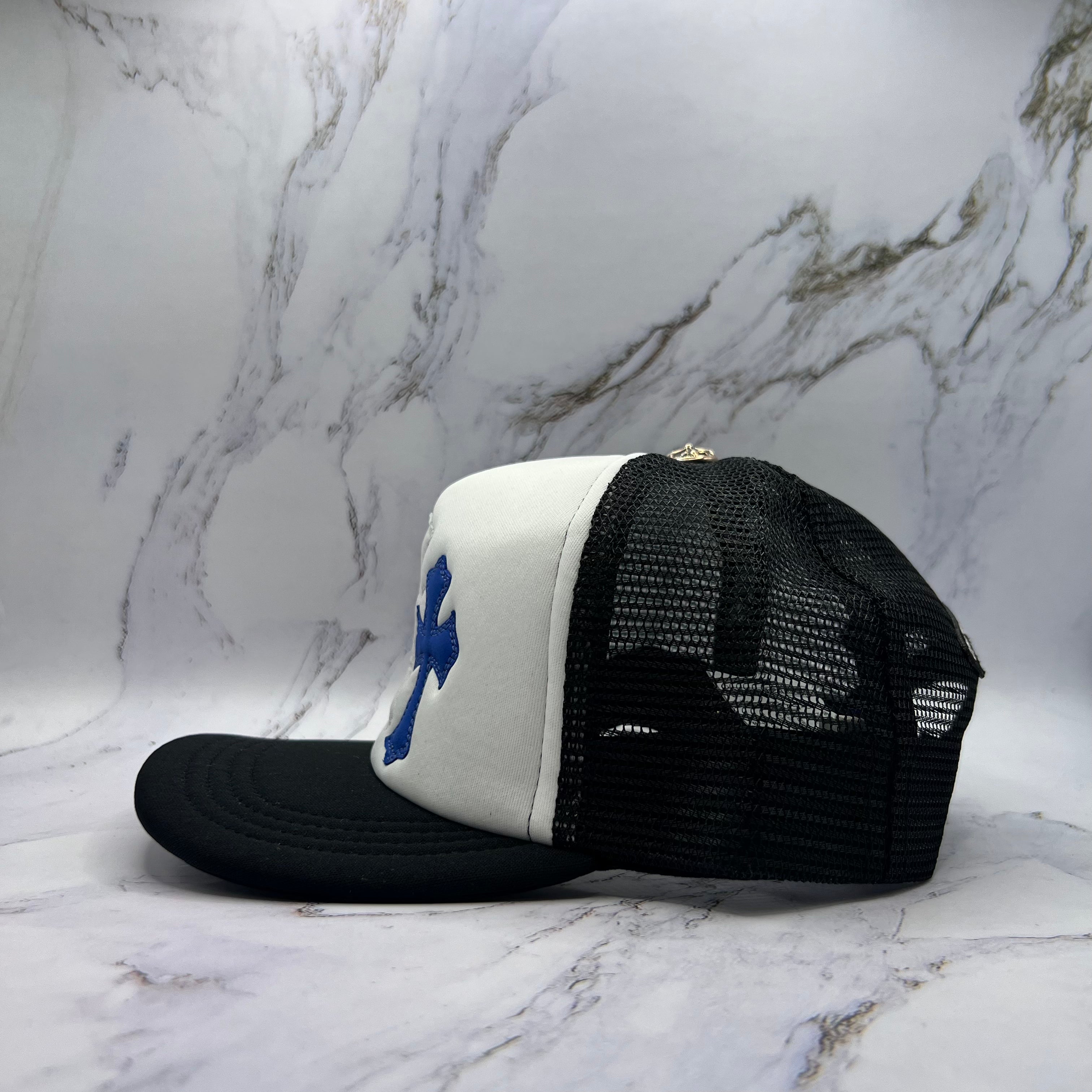 Chrome Hearts USA Leather Patches Trucker