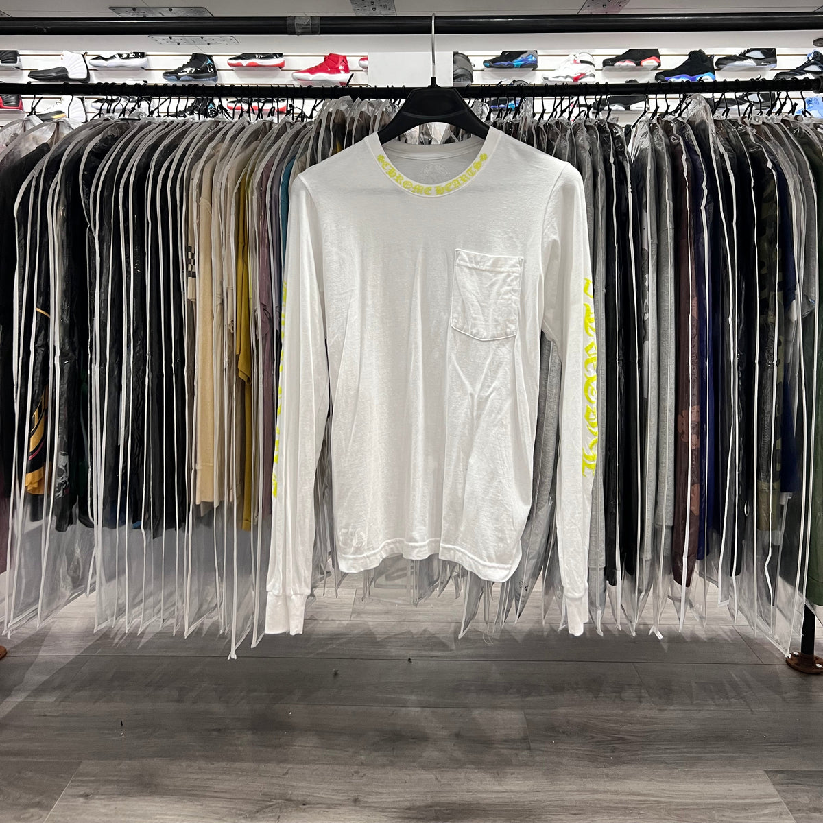 Chrome Hearts Long Sleeve Neon Yellow (Lightly Worn)