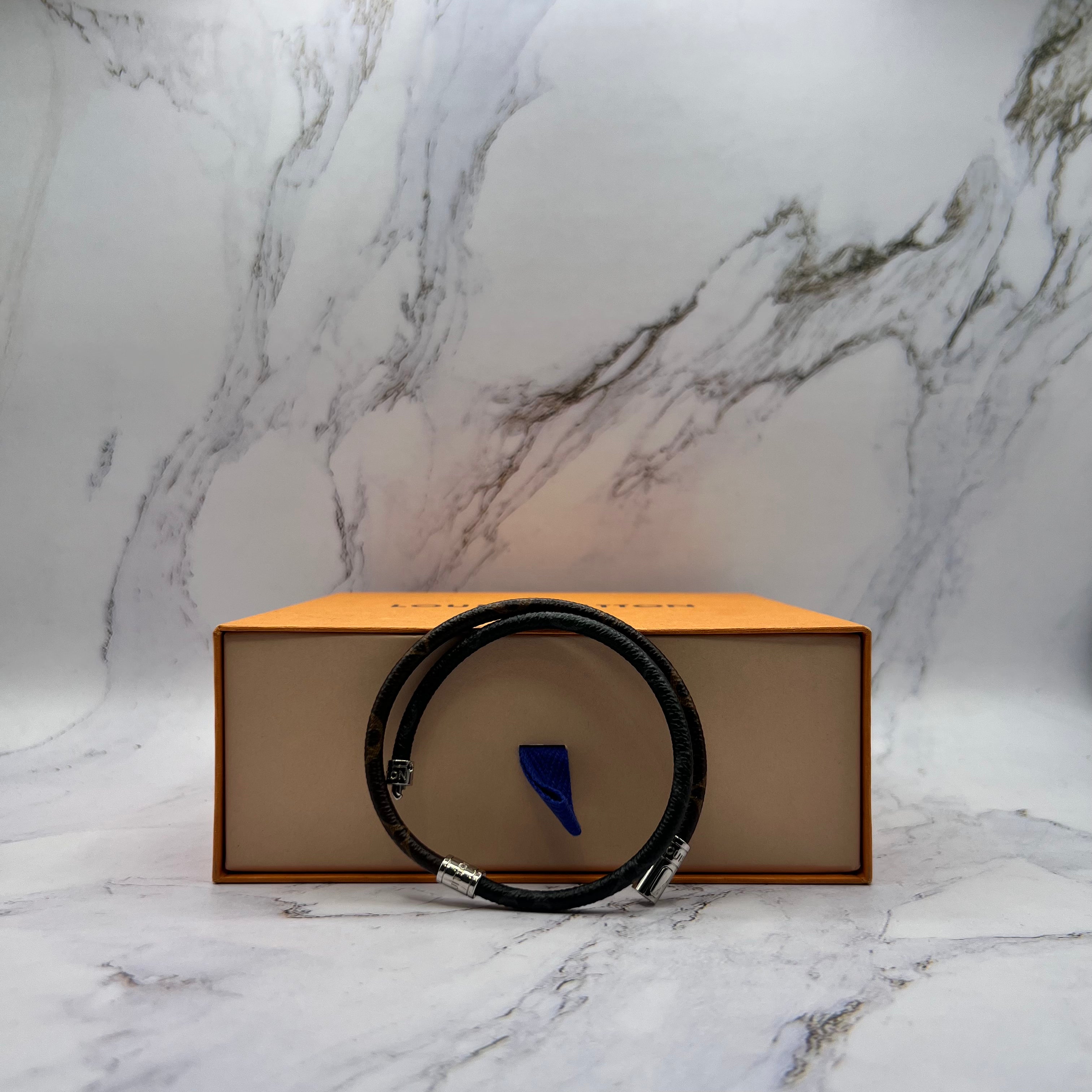 Louis Vuitton Duo Bracelet Black Brown