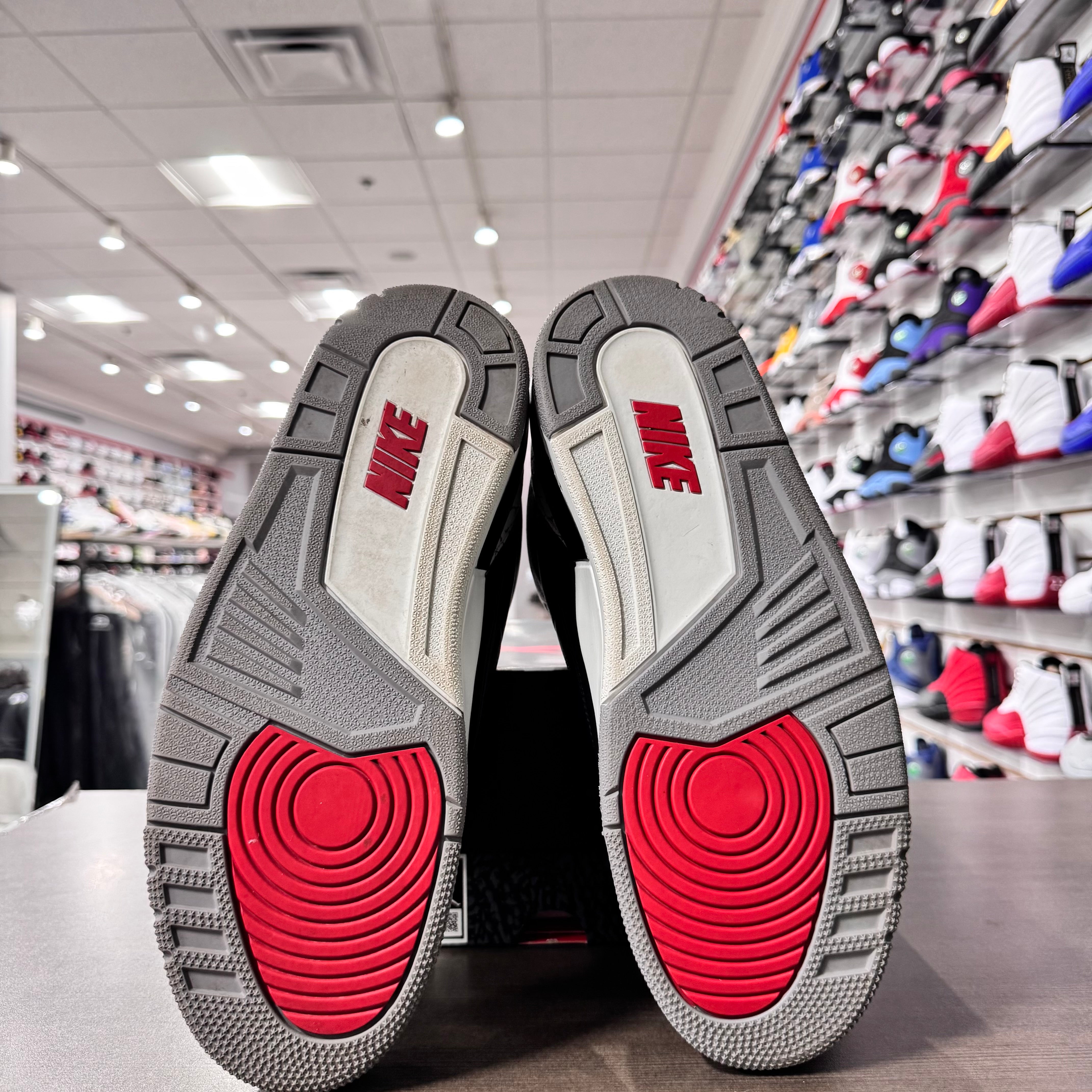 Jordan Retro 3 Mens Black Cement (Lightly Worn)