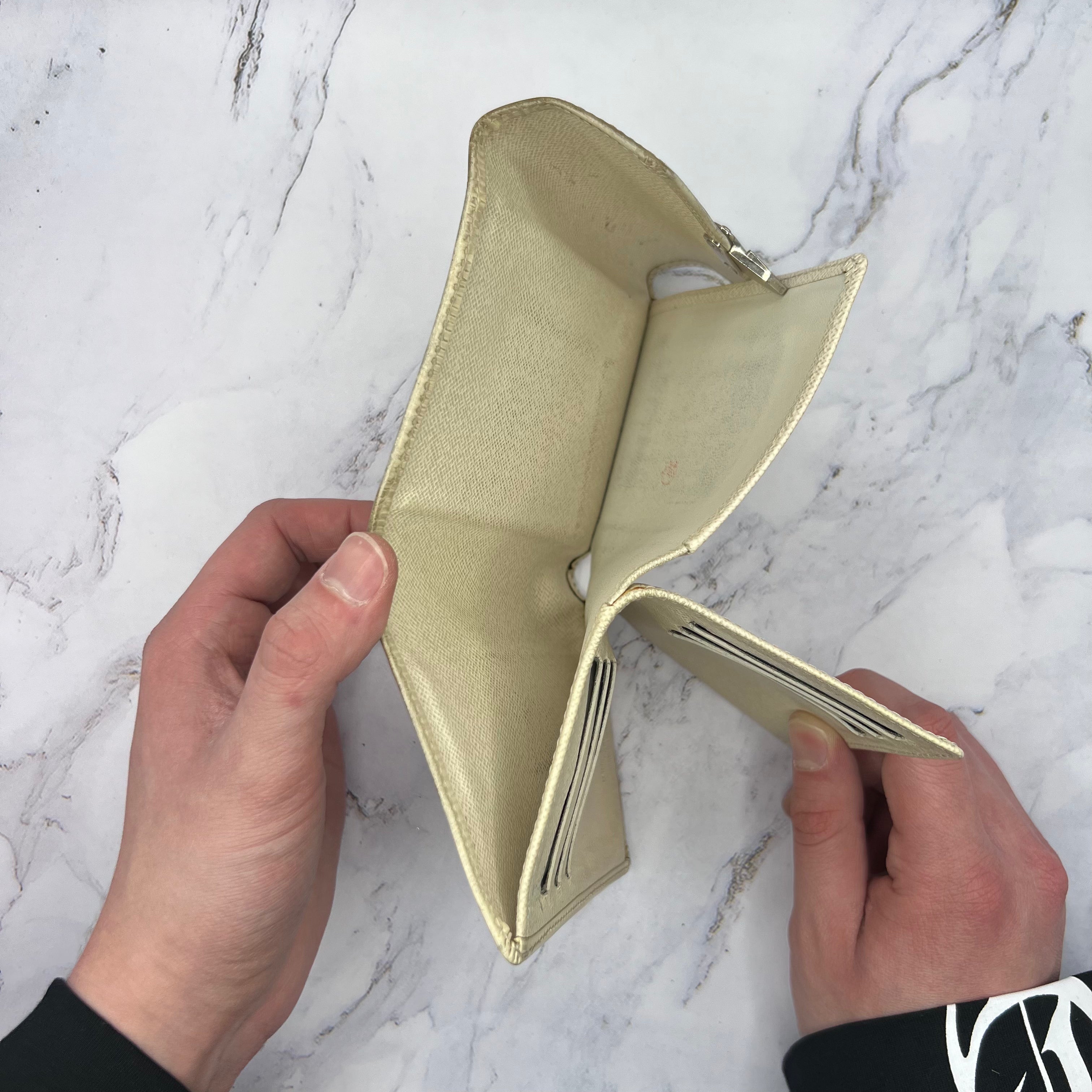 Louis Vuitton Koala Ivory Tri Fold Wallet (VINTAGE)