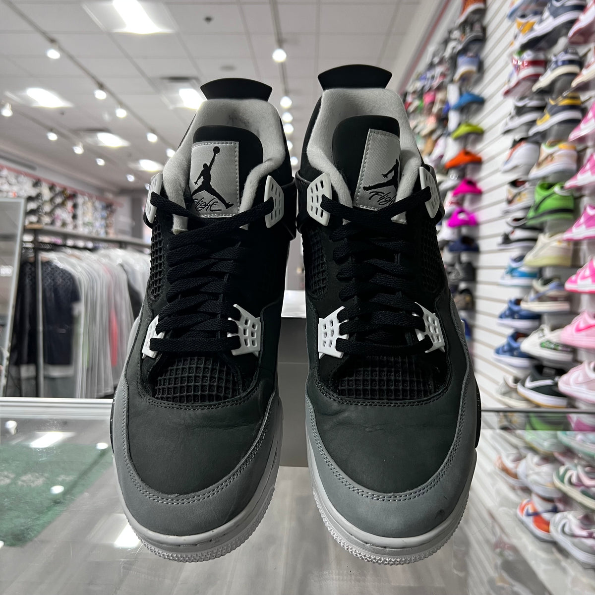 Jordan Retro 4 Mens Fear (Lightly Worn+Replacement Box)