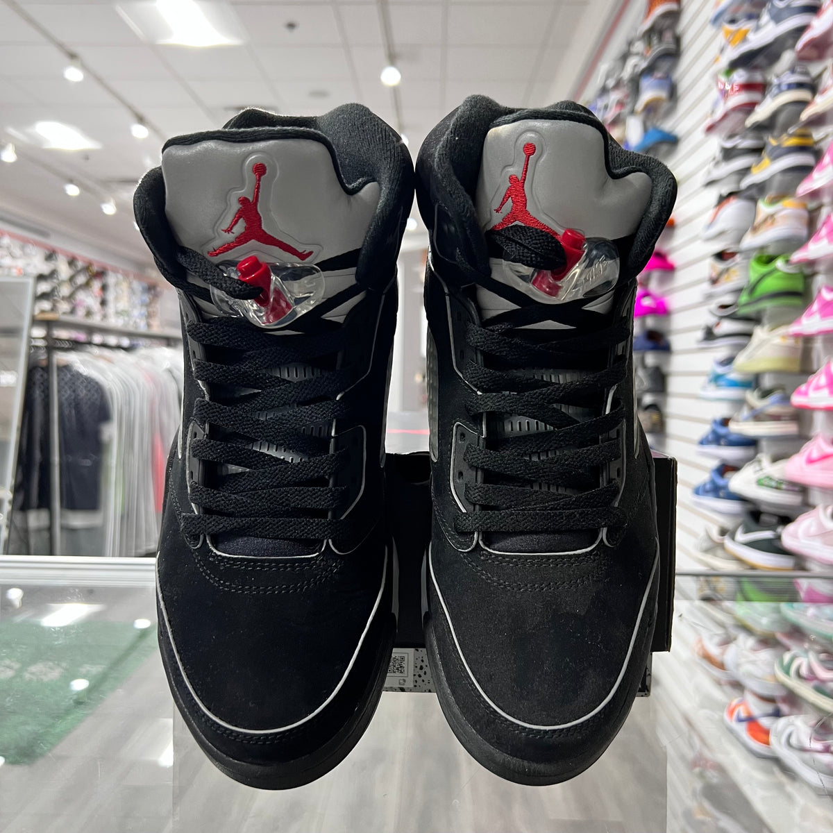 Jordan Retro 5 Mens Black Metallic (Lightly Worn)
