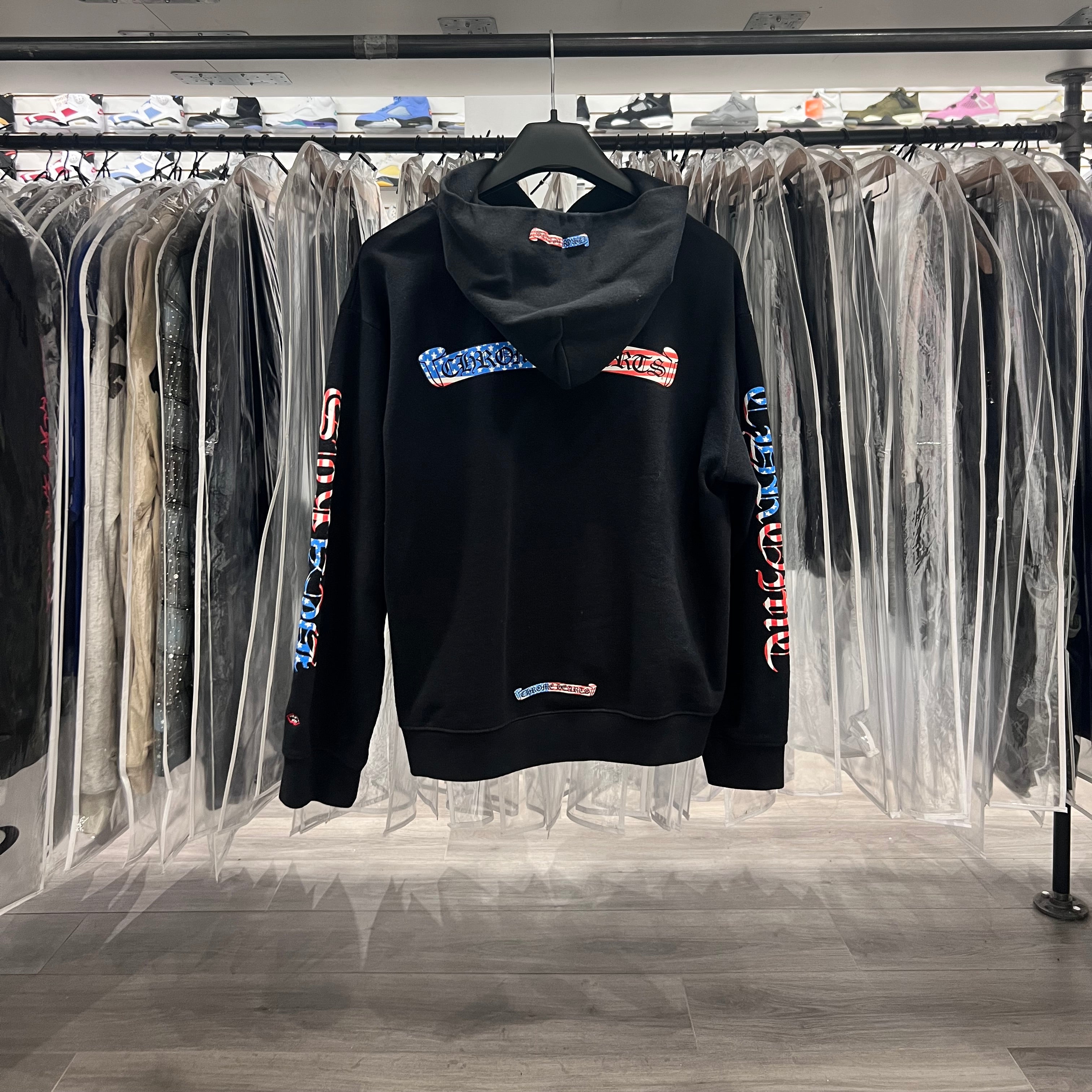 Chrome Hearts Matty Boy USA Hoodie Black (Lightly Worn)