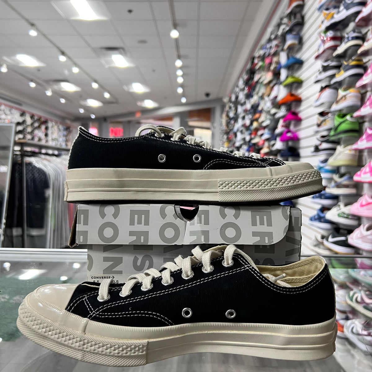 Converse Chuck Taylor All star 70 Ox Comme Des Garcons Play Black (Lightly Worn)