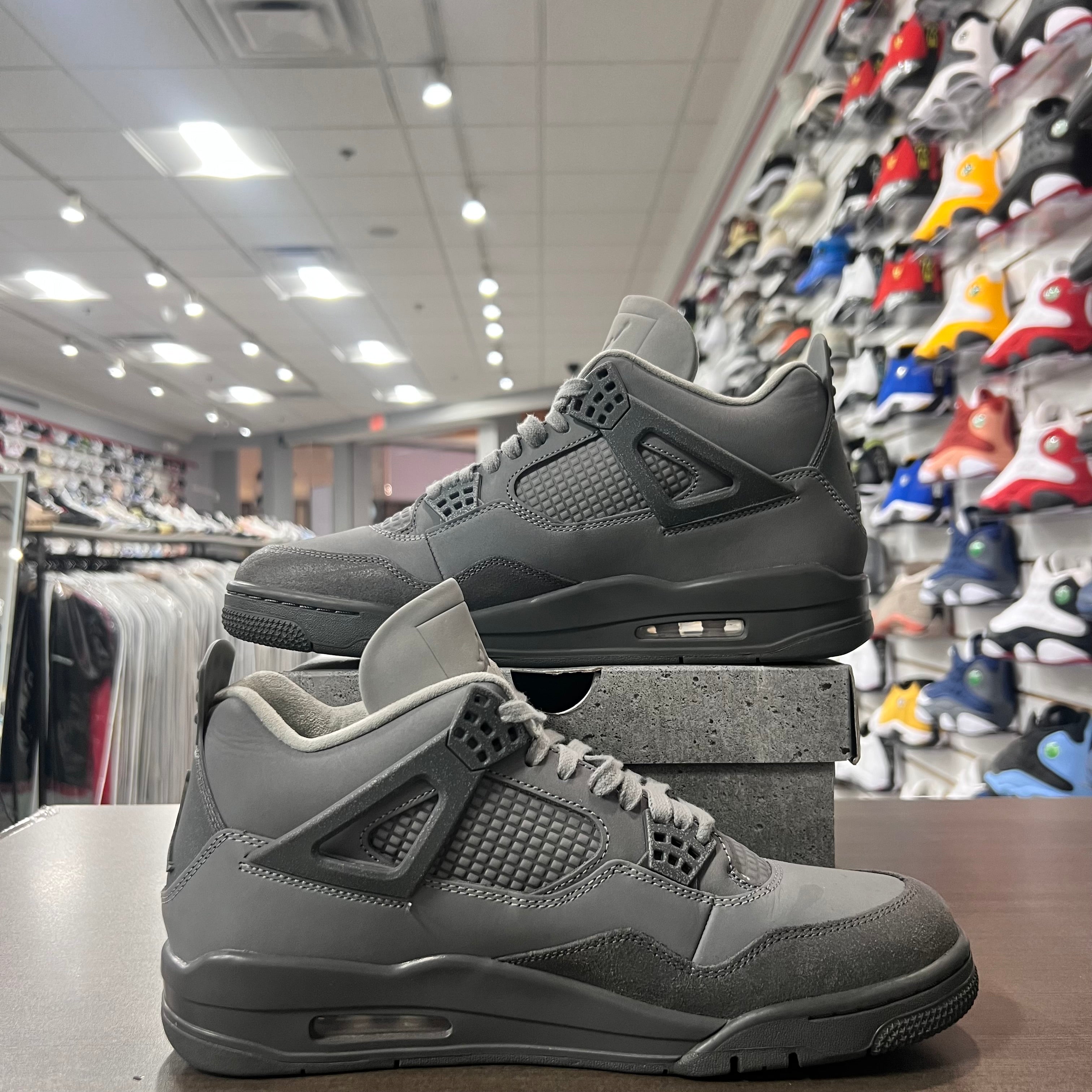 Jordan Retro 4 Mens Wet Cement (Lightly Worn)