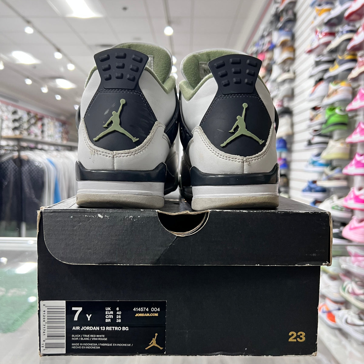 Jordan Retro 4 Womens Seafoamm (Lightly Worn+Replacement Box)