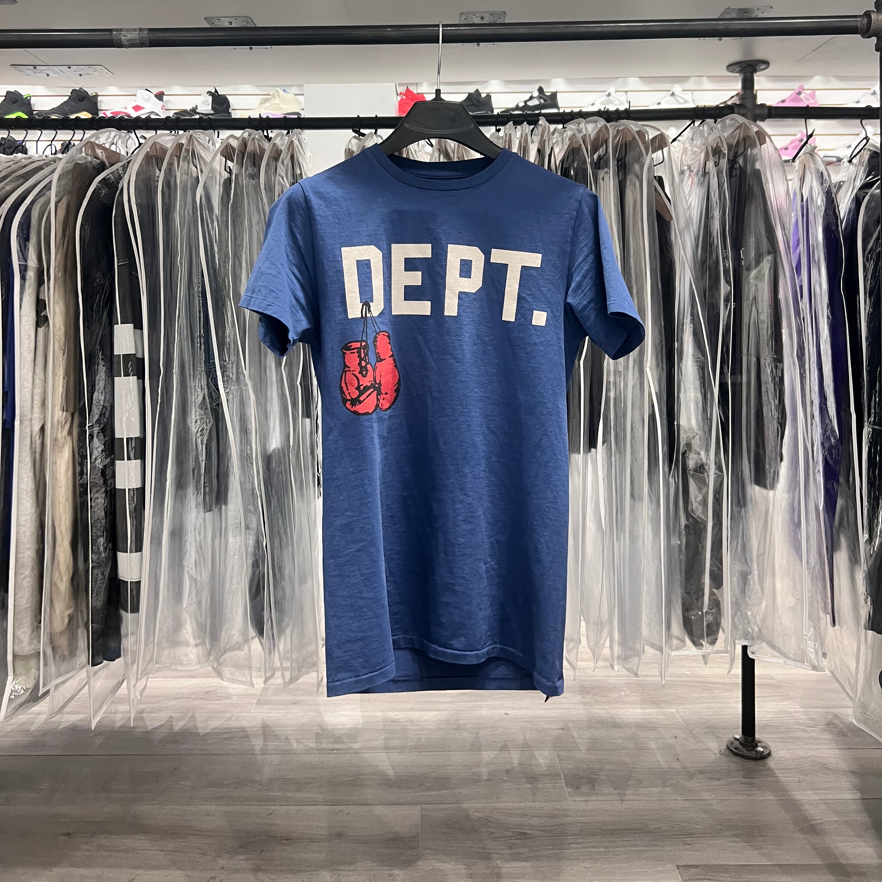 Gallery Dept Boxing Tee Blue (Lightly Worn)