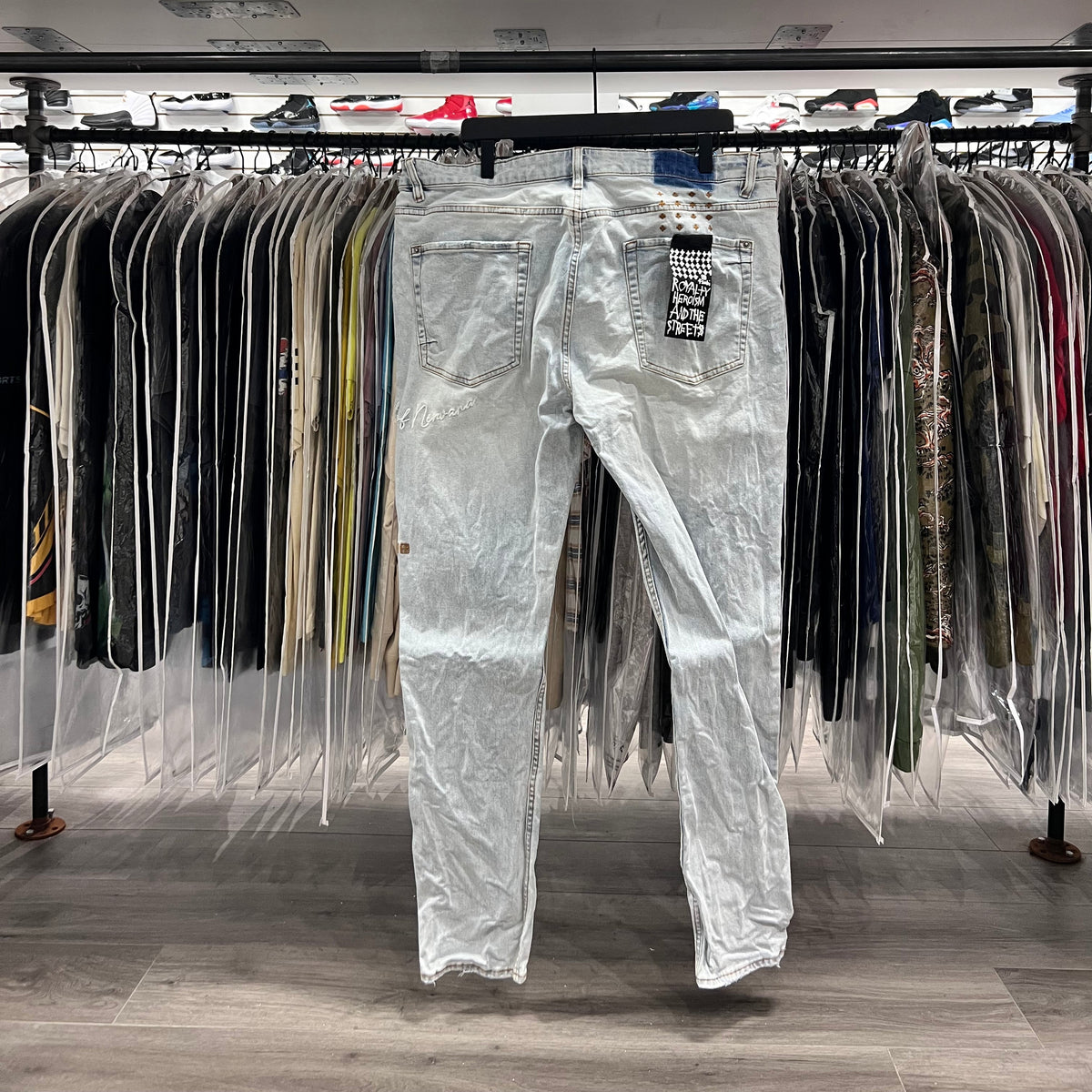 Ksubi Light Blue Wash Open Knees Jeans