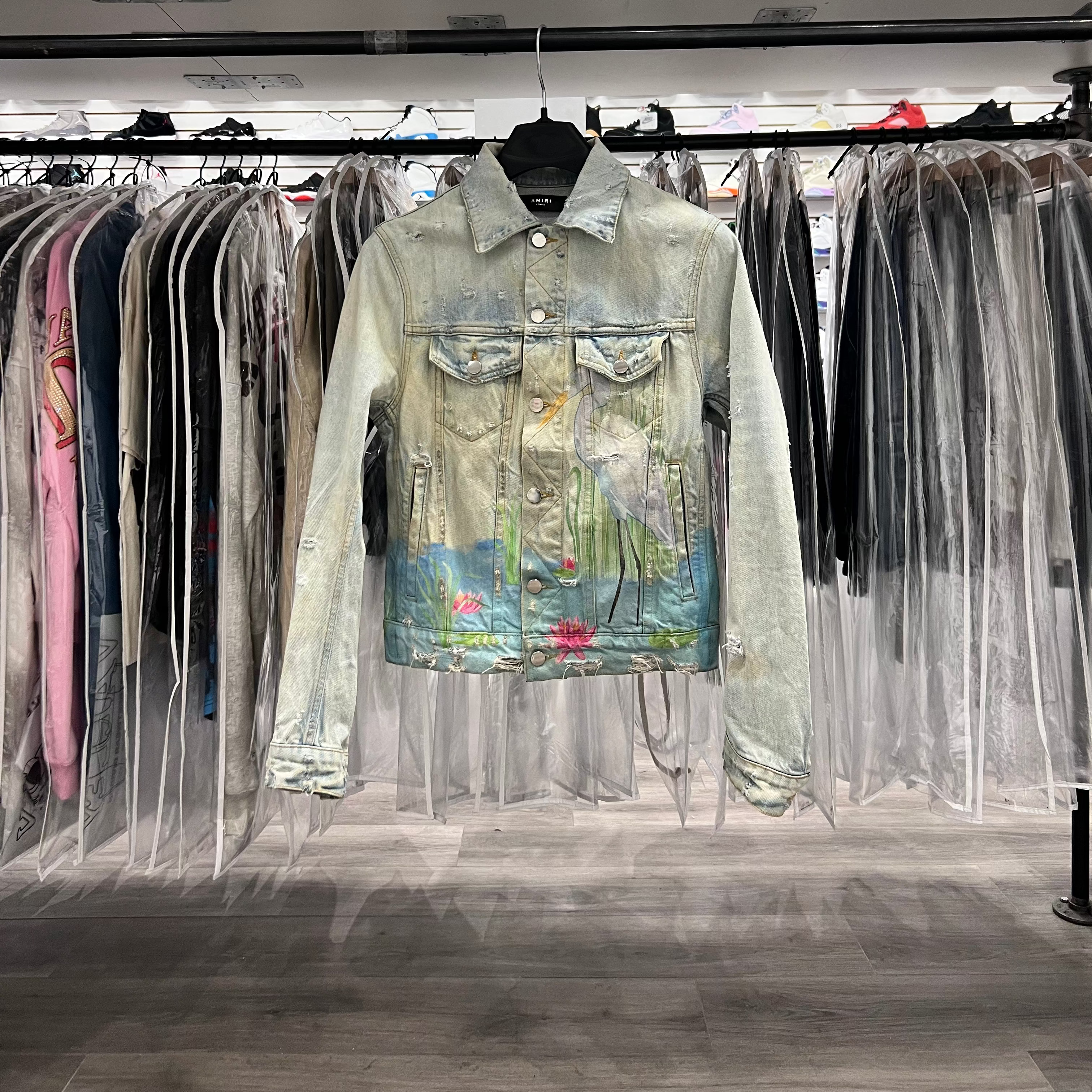 Amiri Painted Denim Jacket (Lightly Worn)