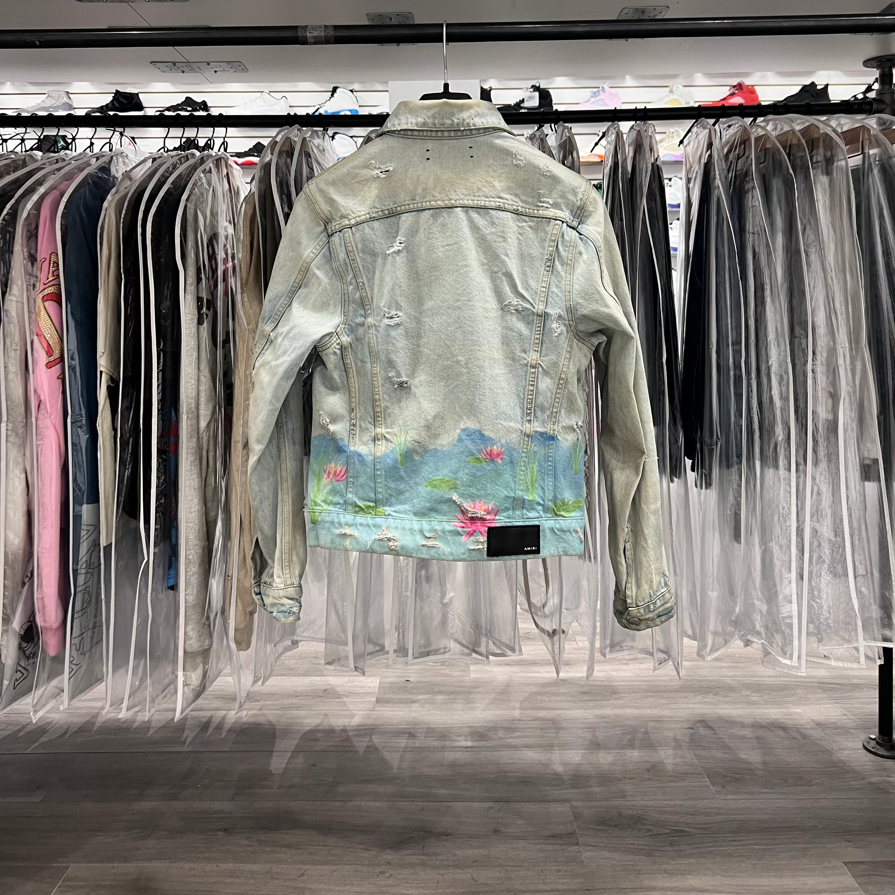 Amiri Painted Denim Jacket (Lightly Worn)