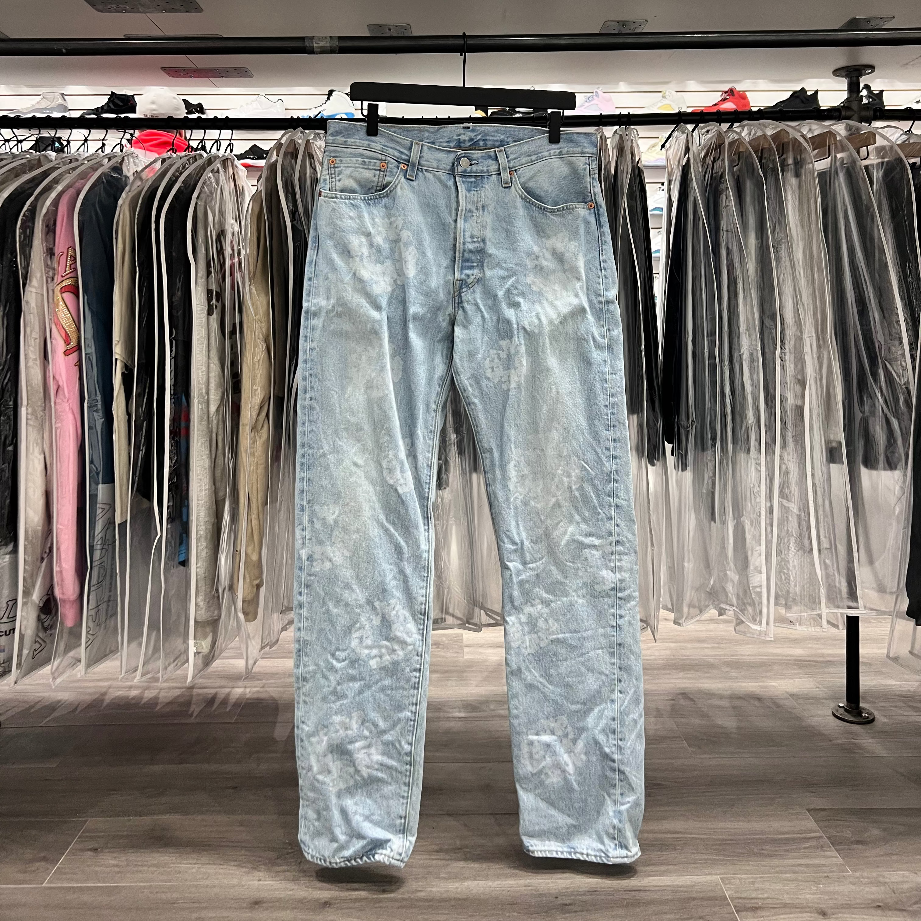 Denim Tears Jeans Light Blue Wash Light Wreaths (Lightly Worn)