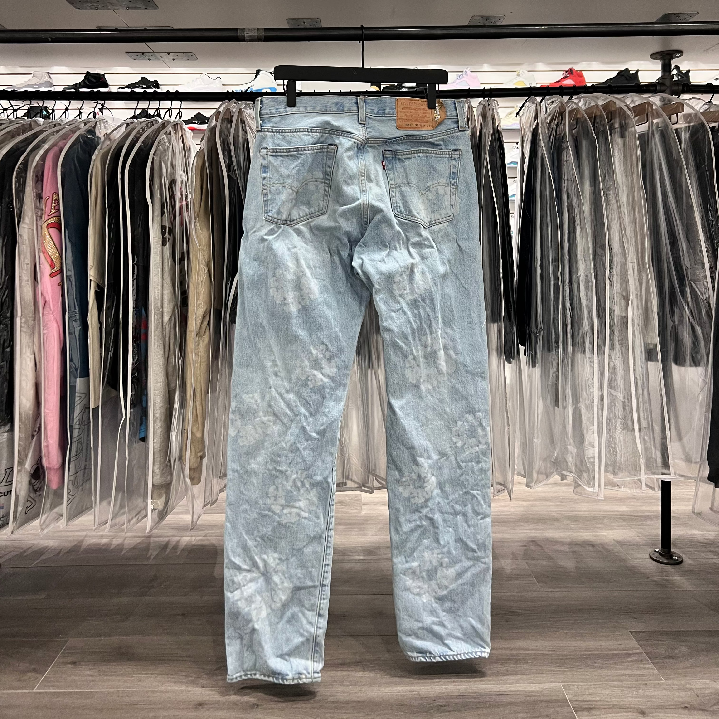 Denim Tears Jeans Light Blue Wash Light Wreaths (Lightly Worn)