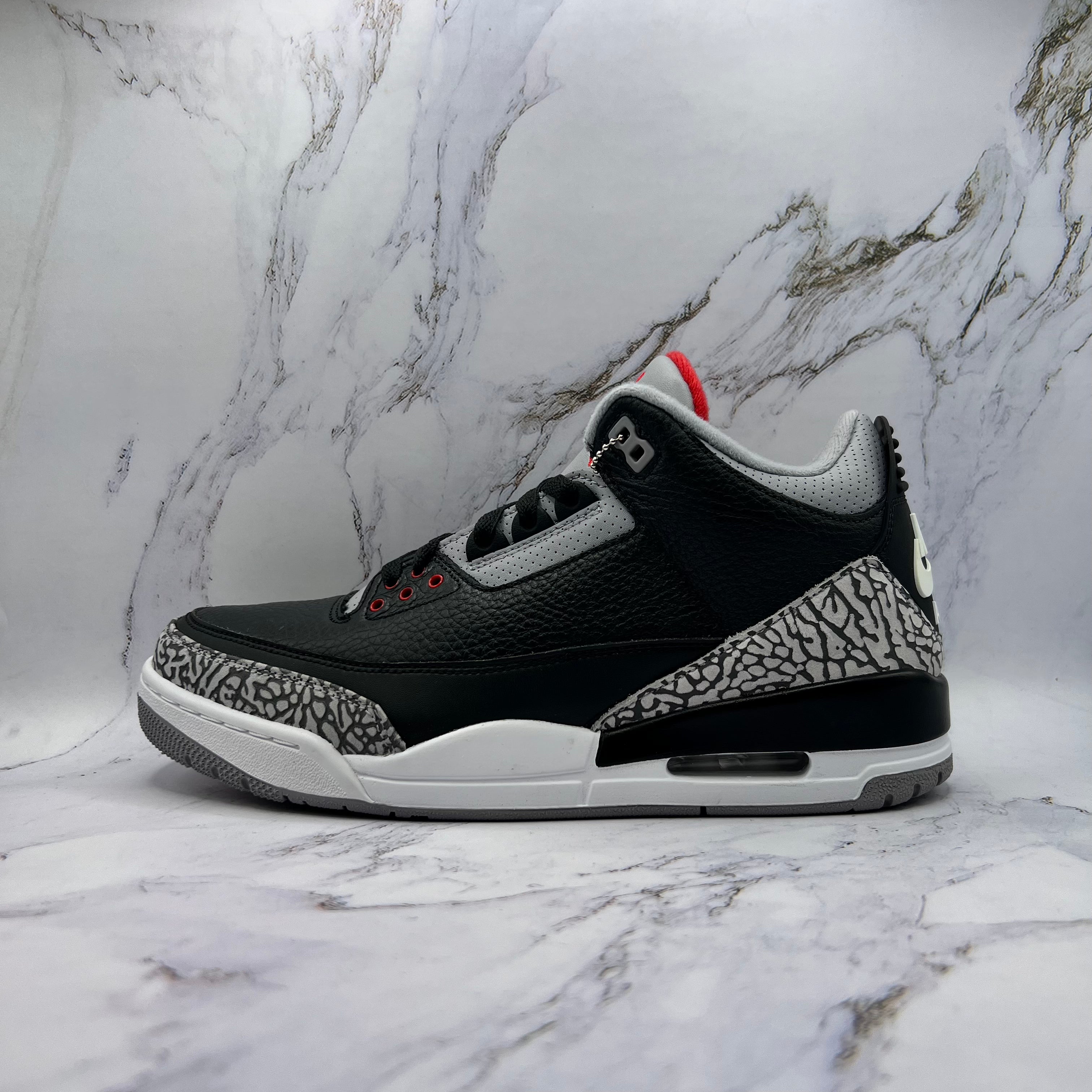 Jordan Retro 3 Mens Black Cement (2018)