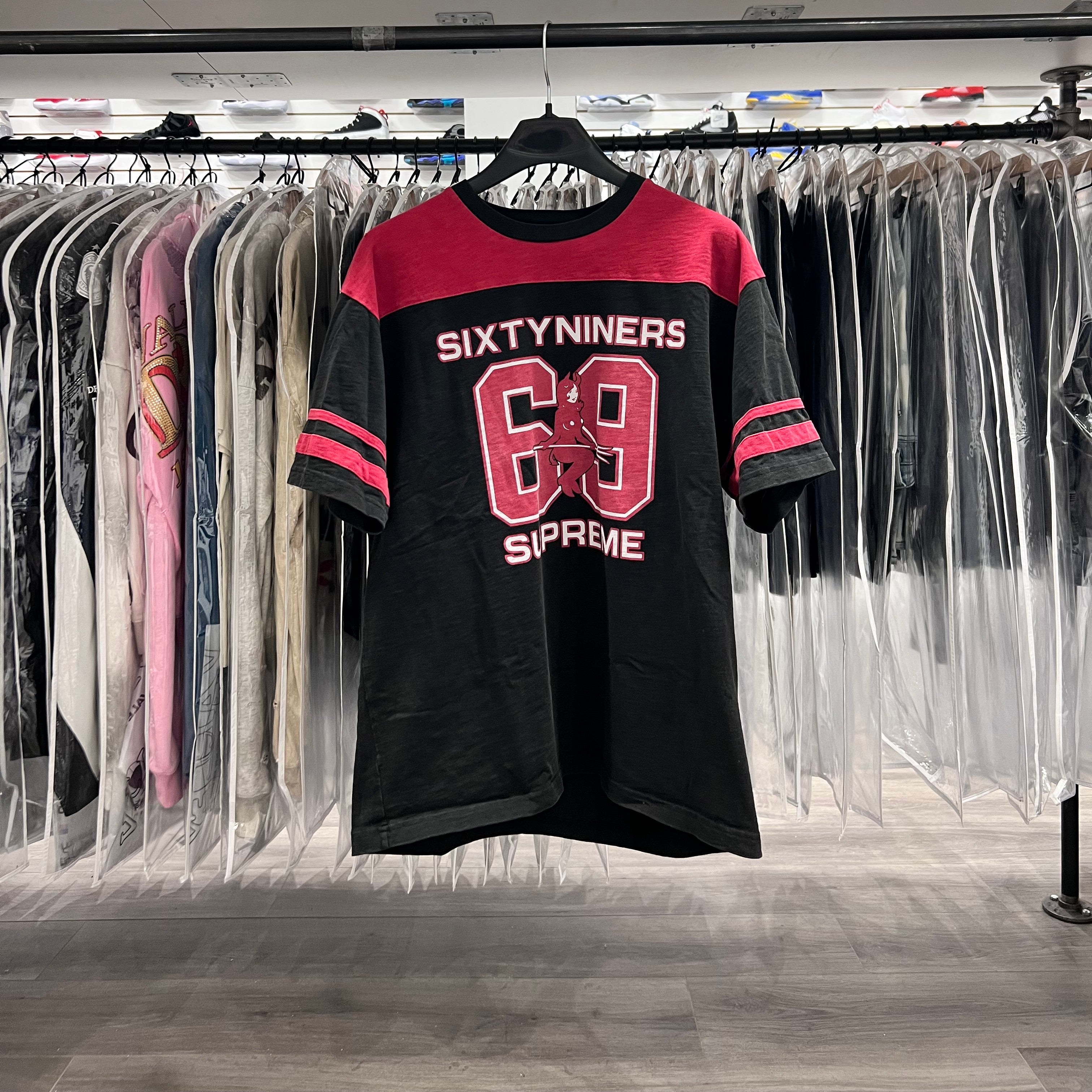 Hysteric Glamour X Supreme Football Tee Red (Lightly Worn+Damaged)