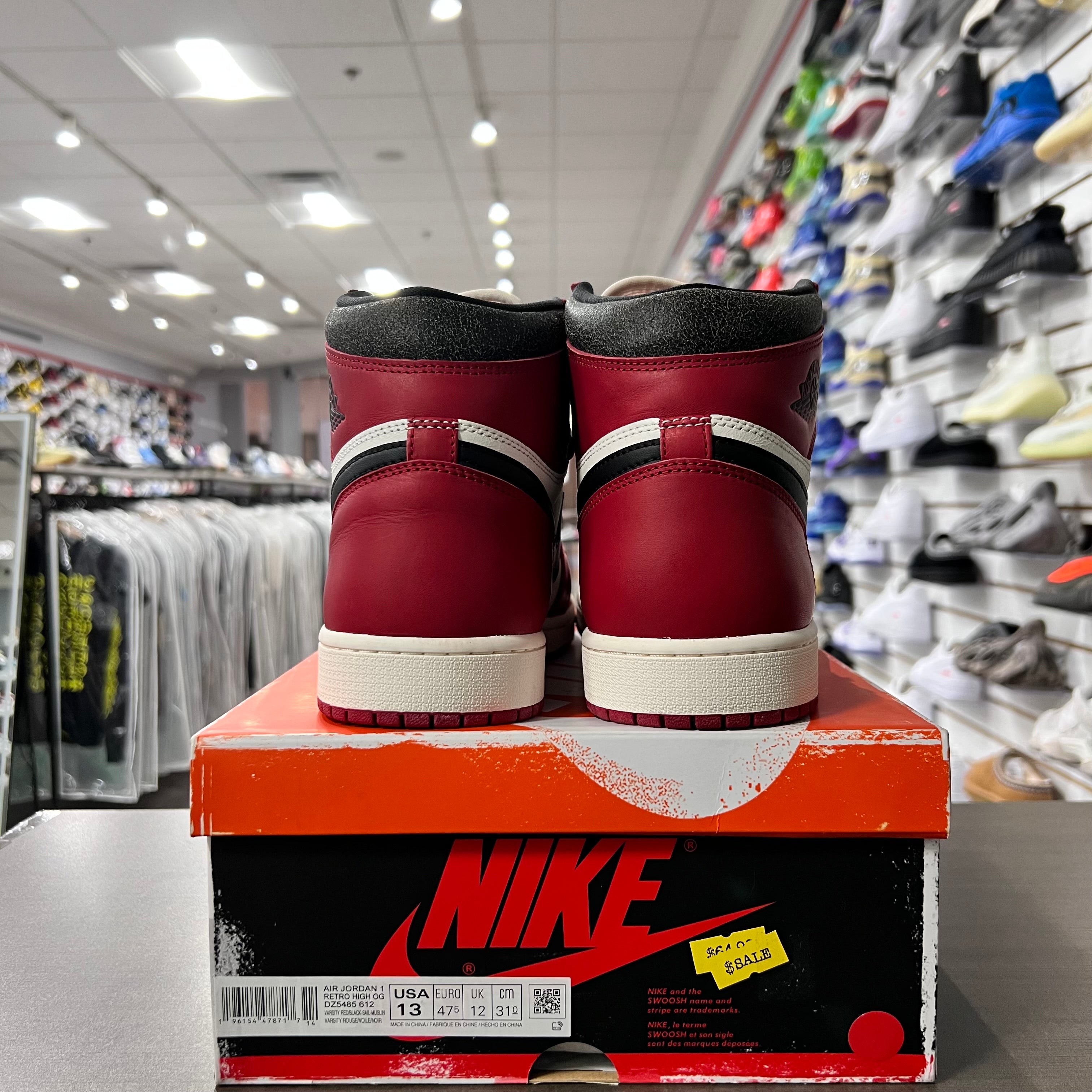 Jordan Retro 1 High Og Mens Lost And Found (Lightly Worn)