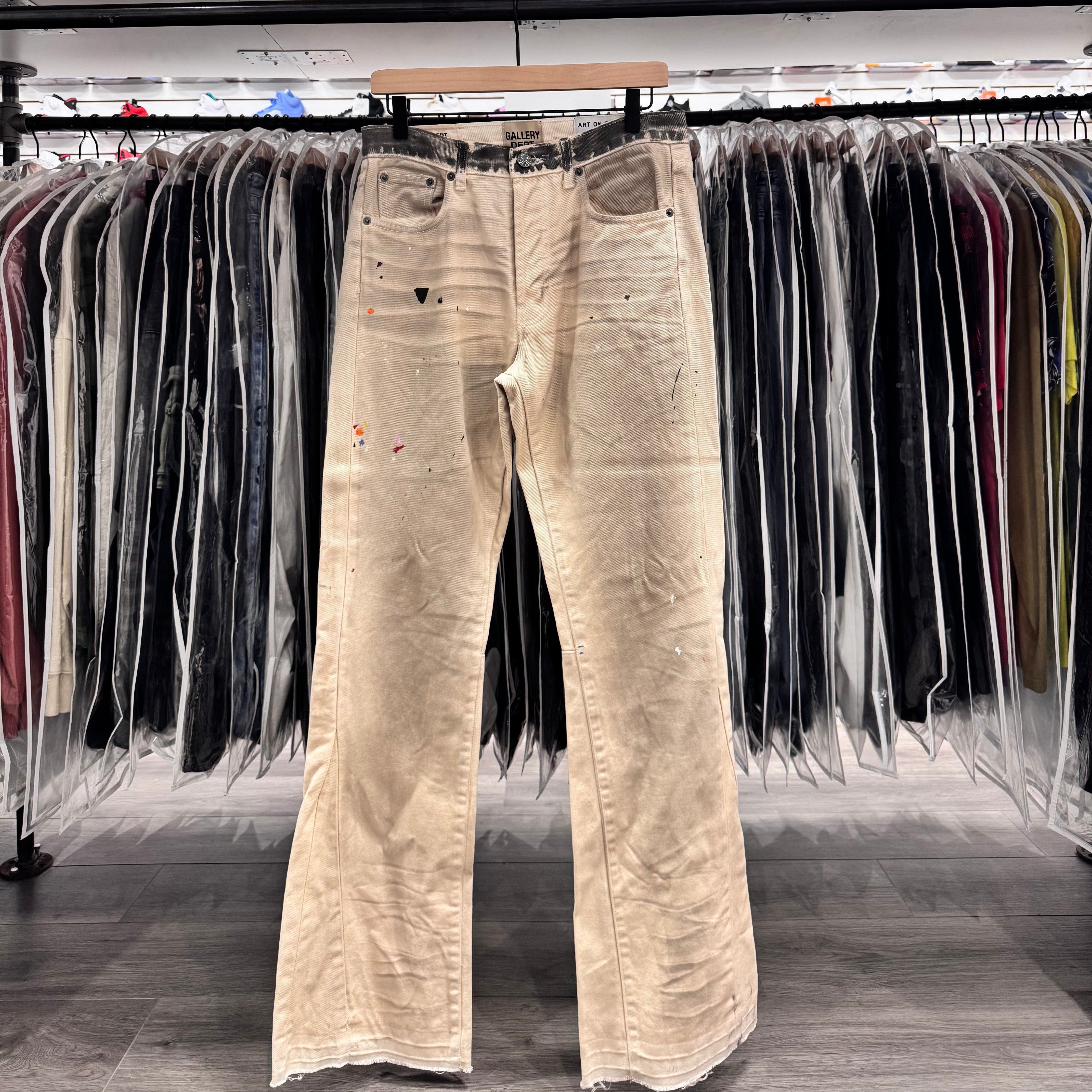 Gallery Dept Flare Jeans Paint Splatter (Lightly Worn)
