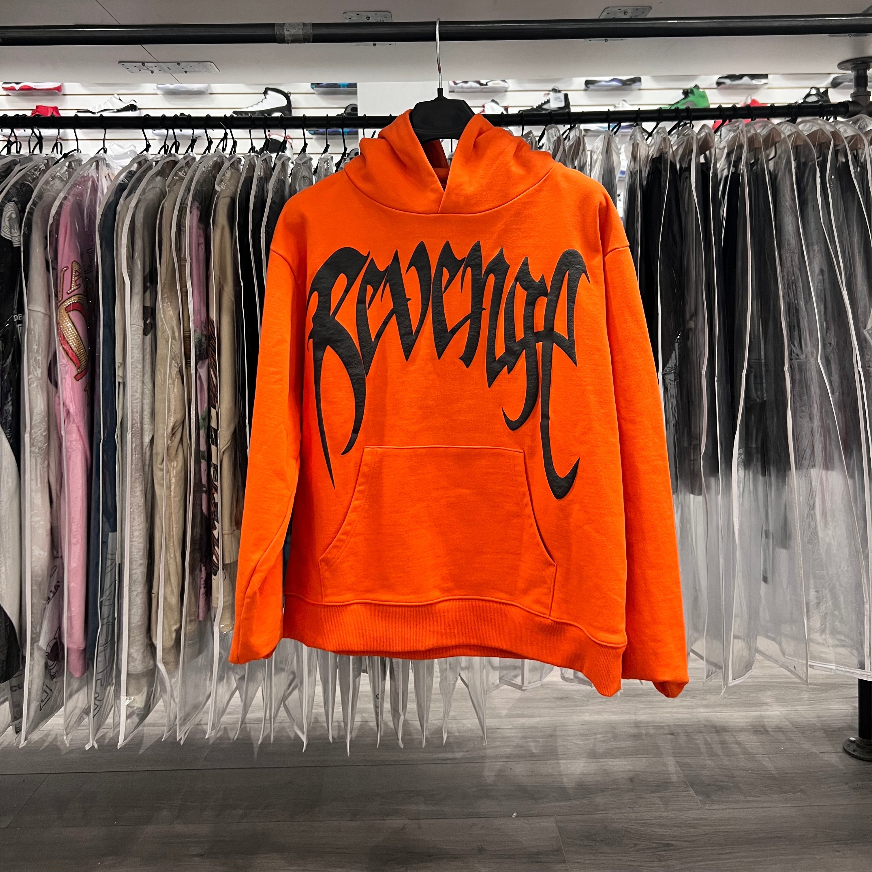 Revenge Kill Hoodie Orange (Lightly Worn)
