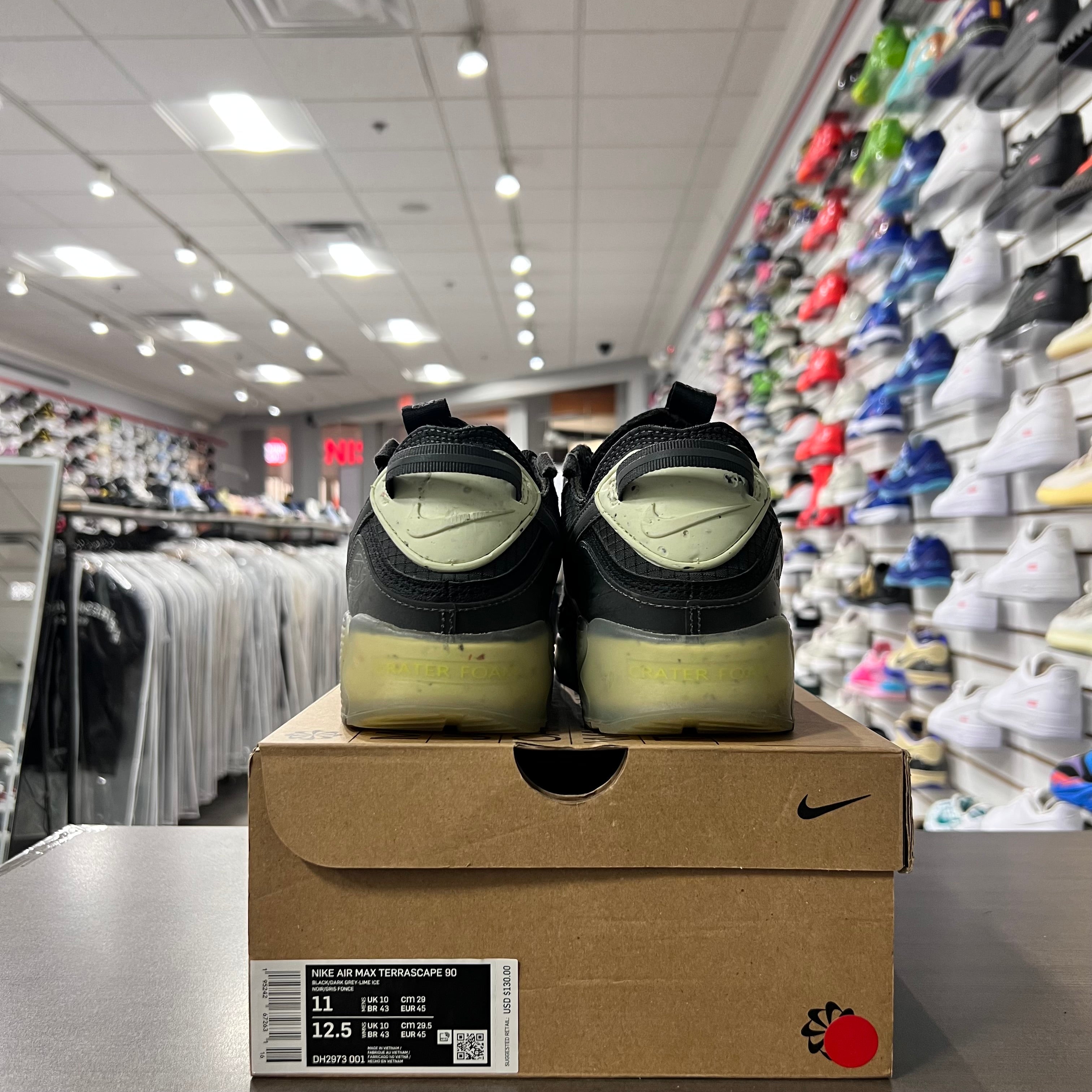 Nike Air Max 90 Terrascape Black Lime Ice (Lightly Worn)