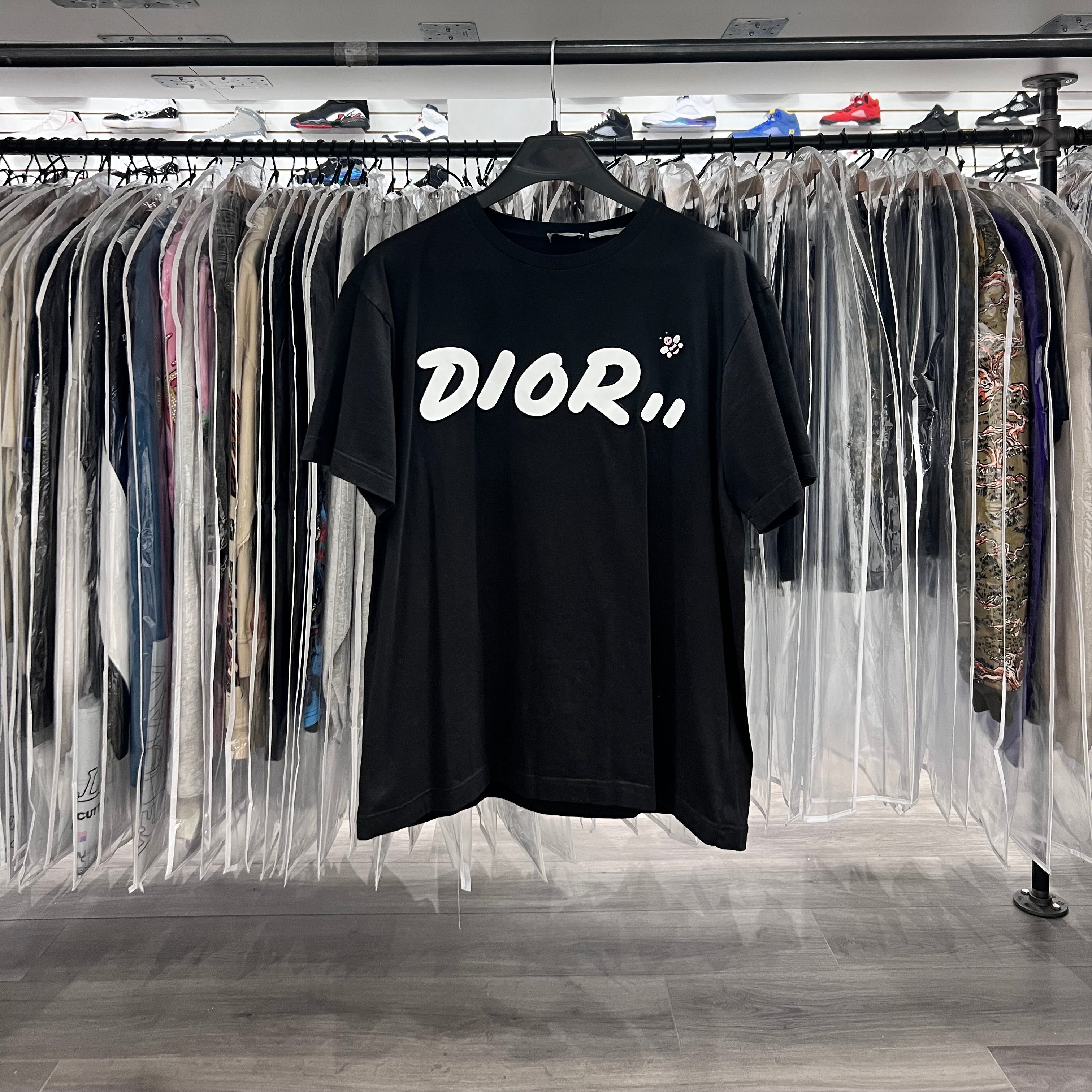 Dior X Kaws White Logo Spell Out Tee (Limited Edition)(Lightly Worn)