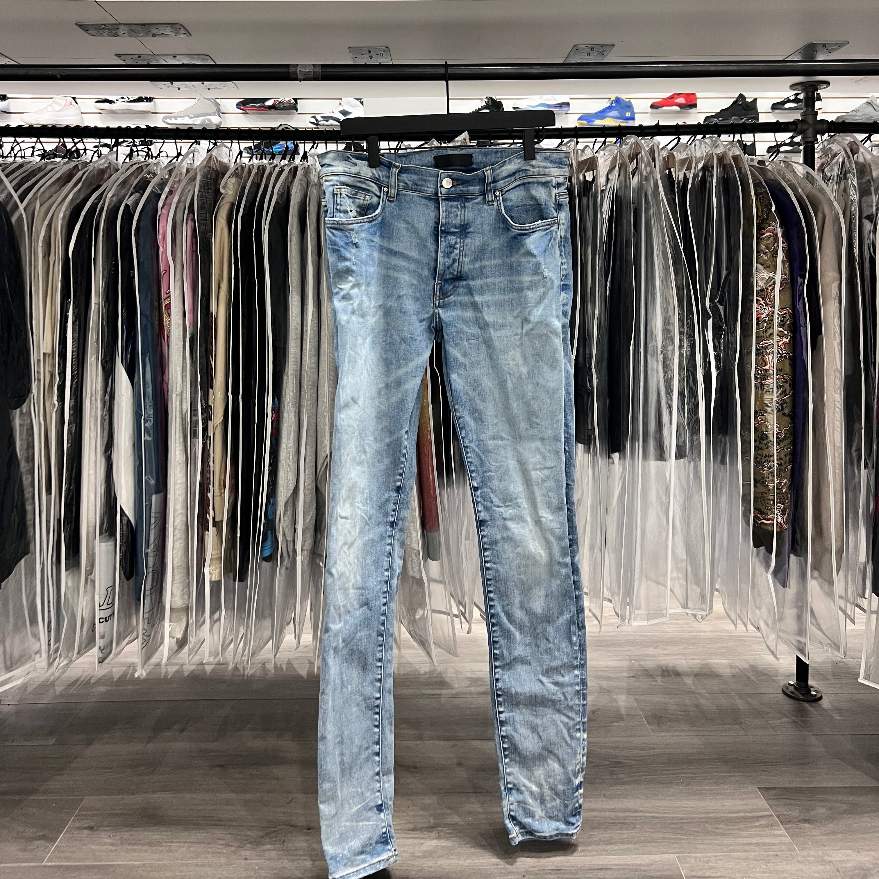 Amiri Jeans Light Blue Wash (Lightly Worn)