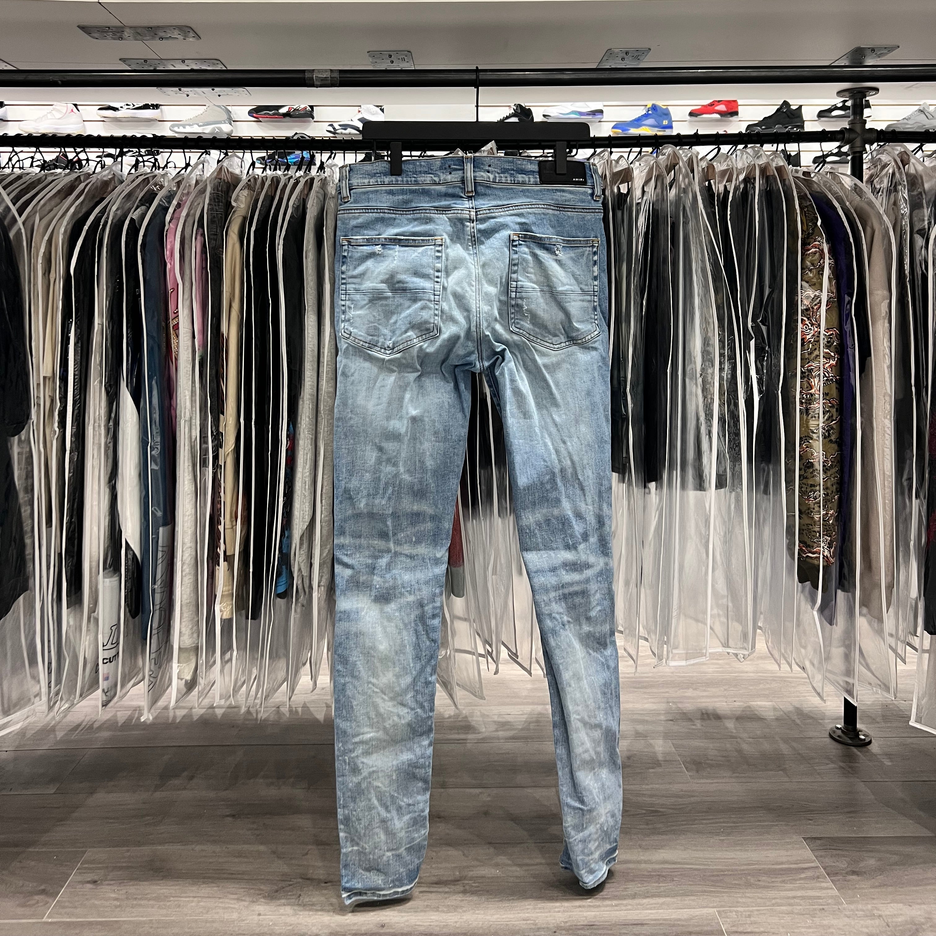 Amiri Jeans Light Blue Wash (Lightly Worn)