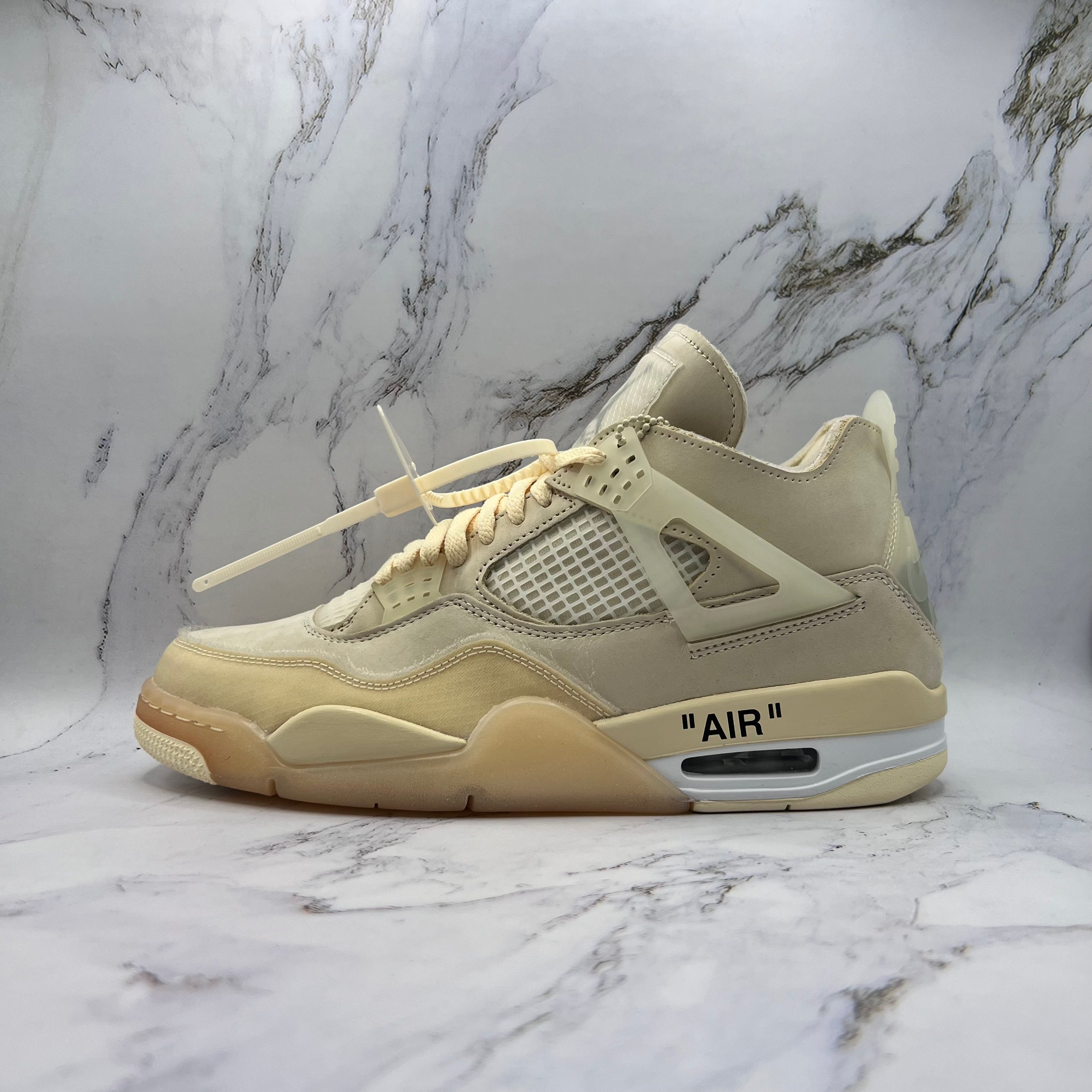 Jordan Retro 4 Womens Off White Sail