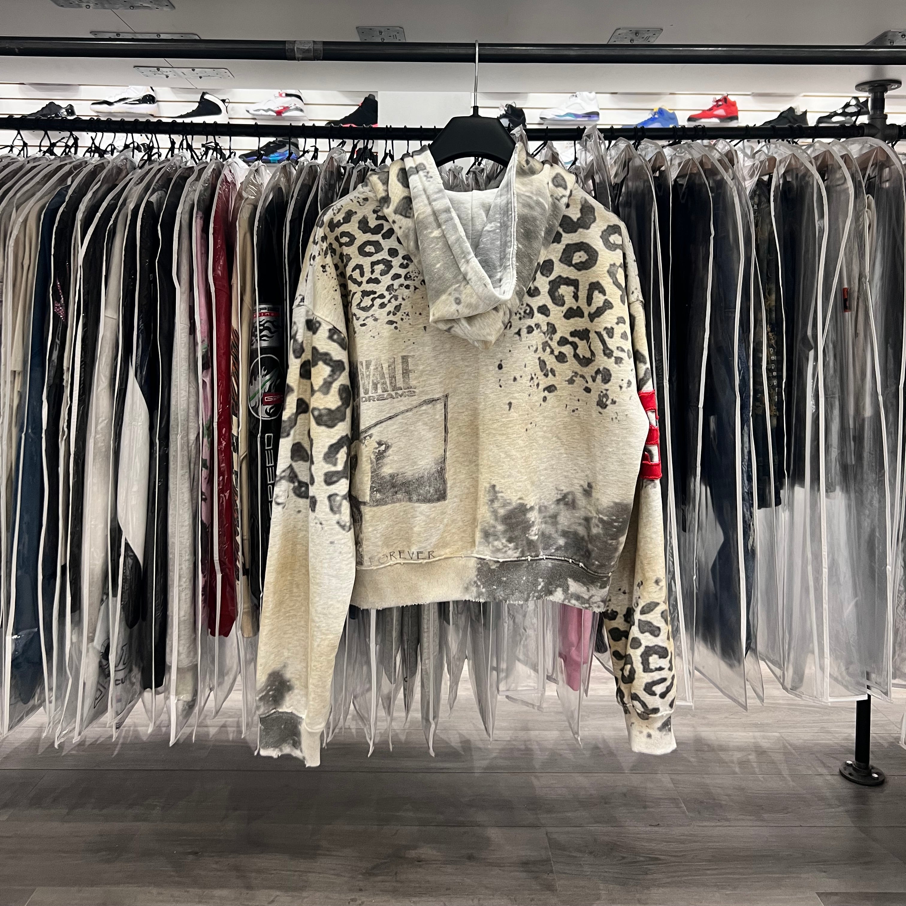 Vale Cheetah Zip Up Hoodie