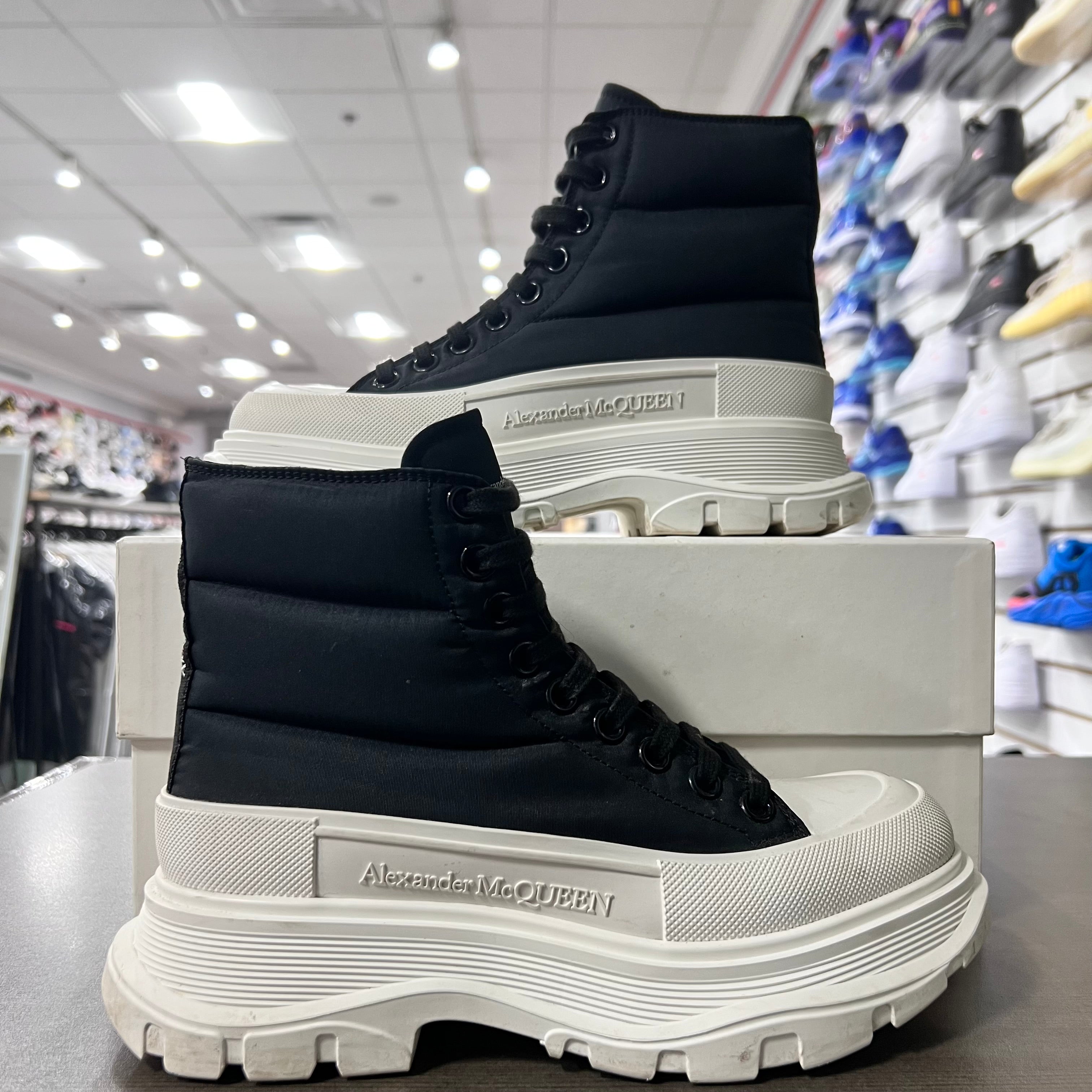 Alexander Mcqueen Combat Boots (Lightly Worn)