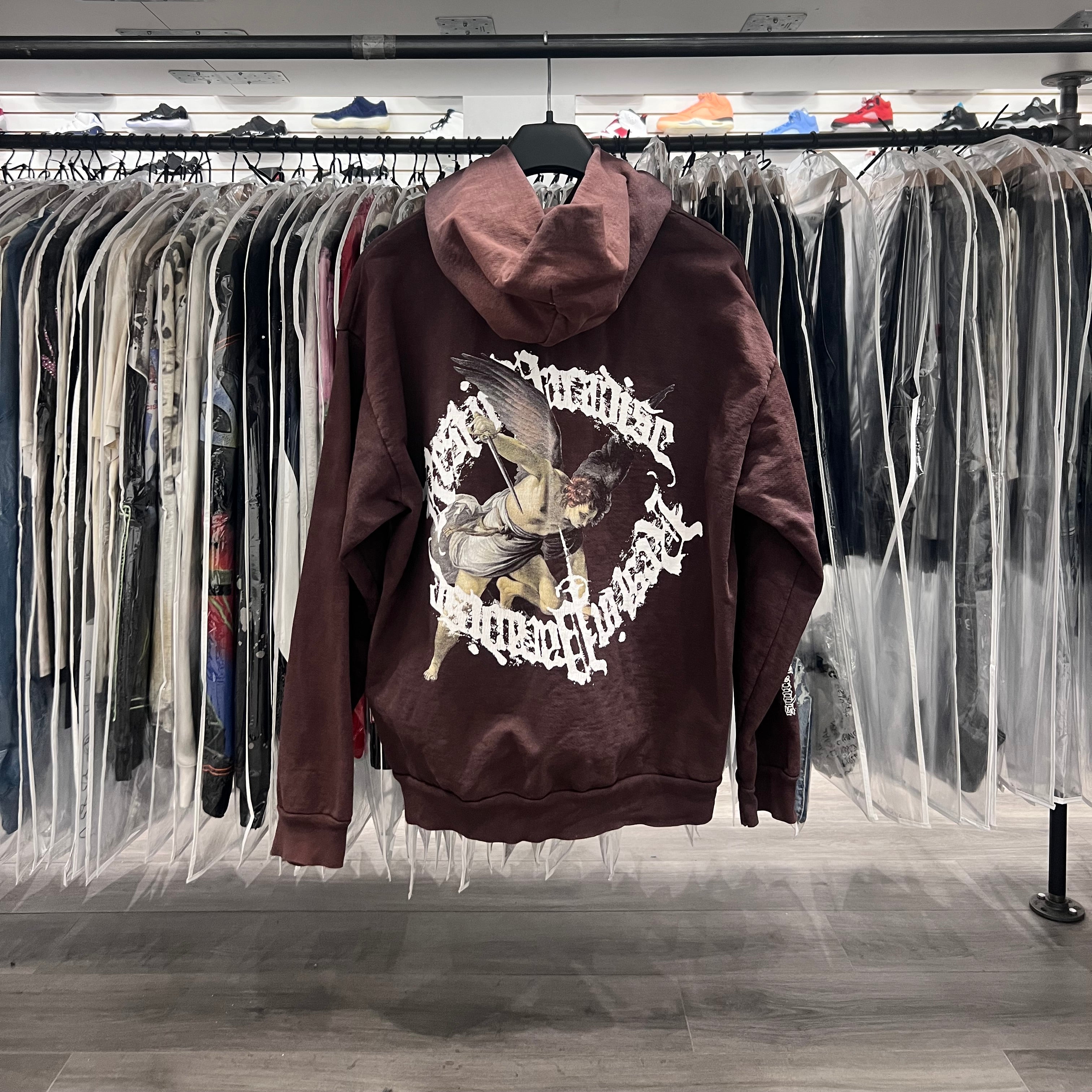 Revenge St Michael Hoodie Brown (Lightly Worn)