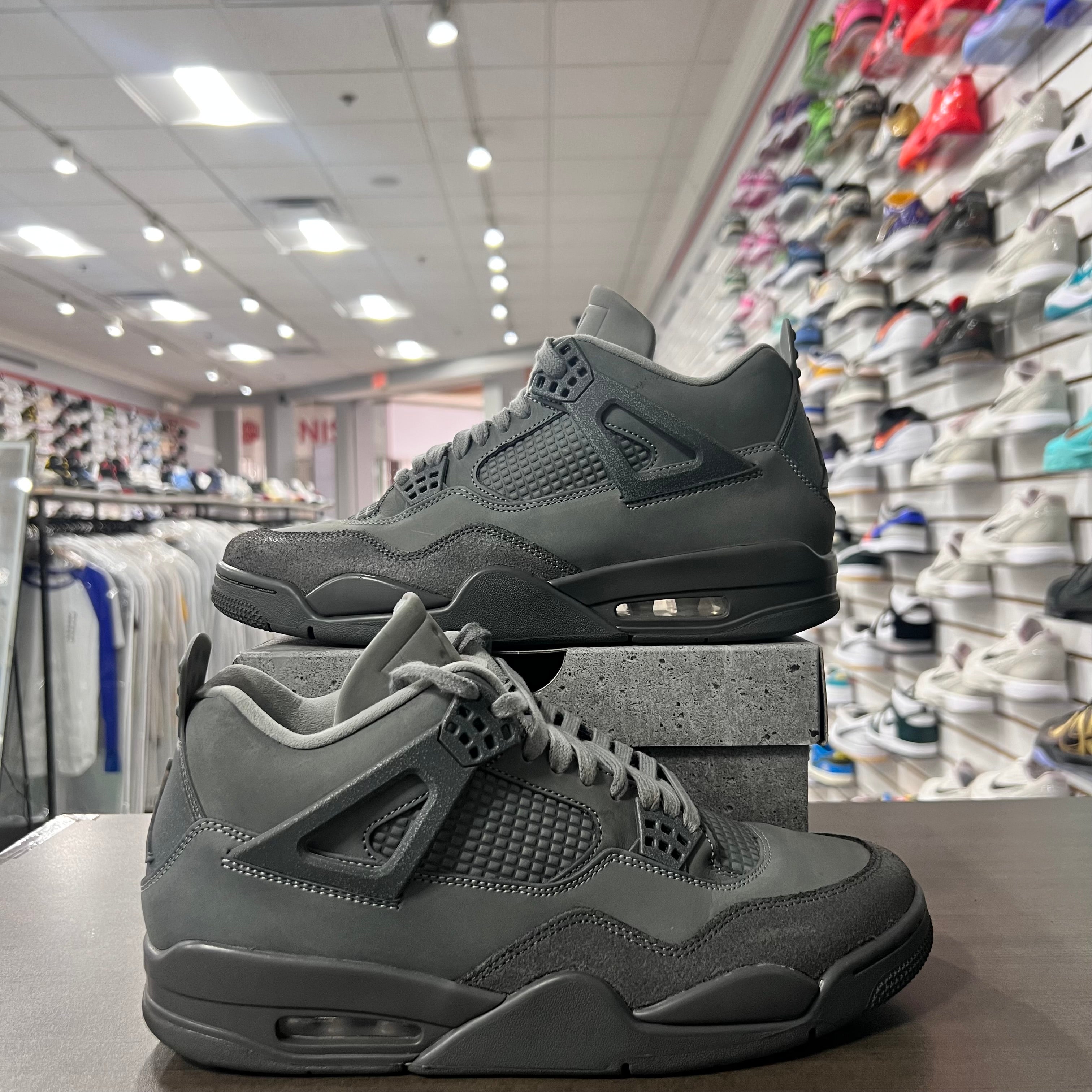 Jordan Retro 4 Mens Wet Cement (Lightly Worn)