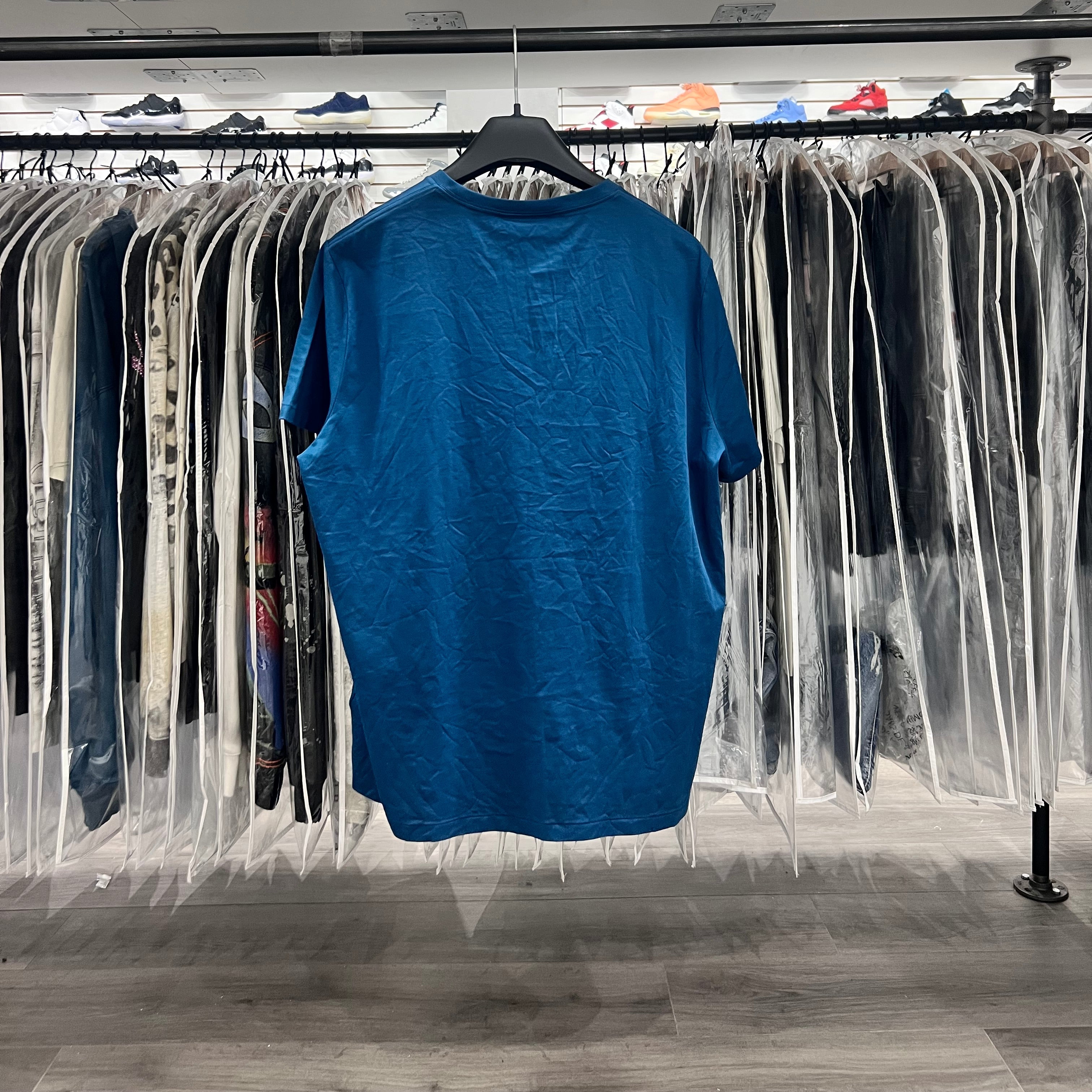 Burberry Basic Logo Tee Blue