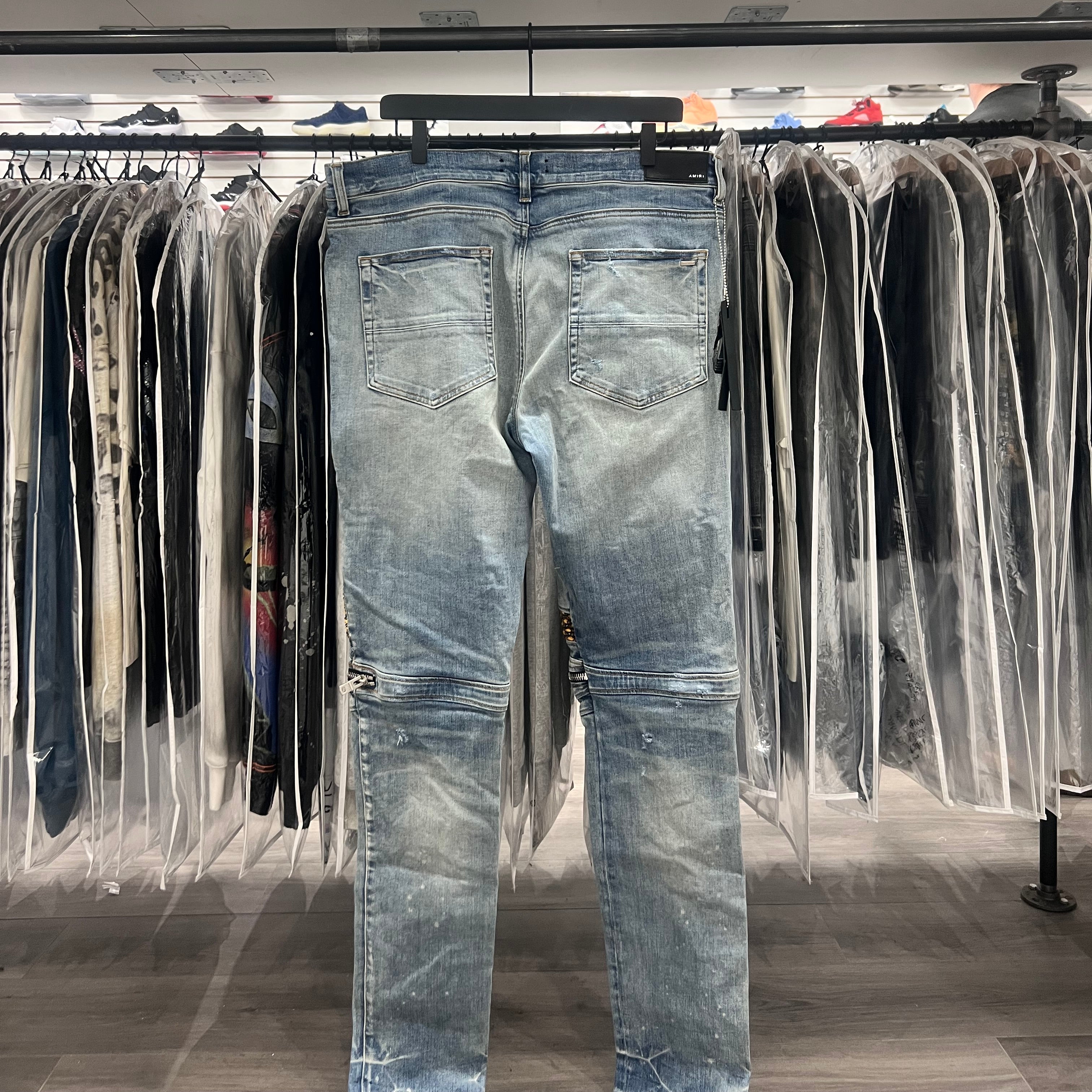 Amiri MX2 Velvet Patch Jeans (Lightly Worn)