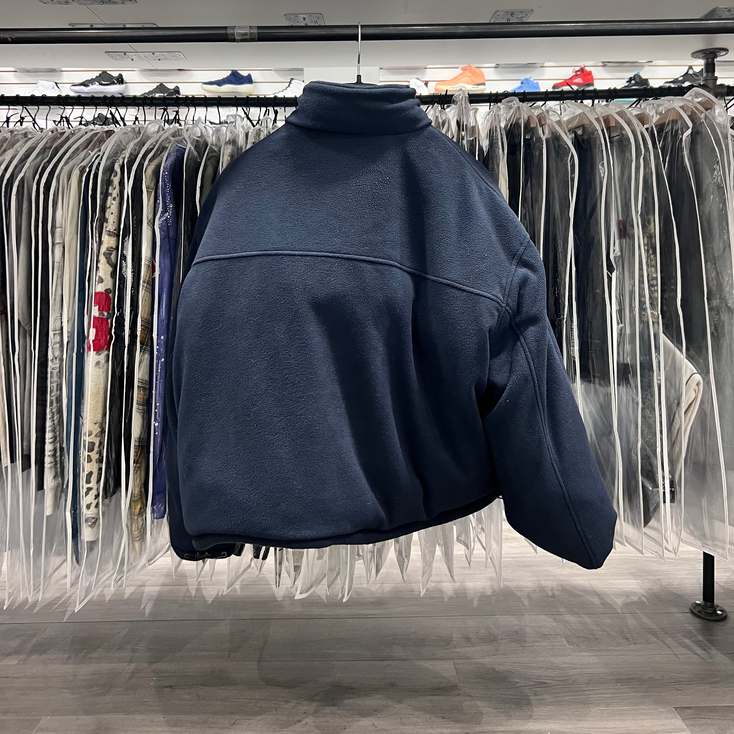 Balenciaga Oversized Reversible Padded Fleece Jacket (Lightly Worn)