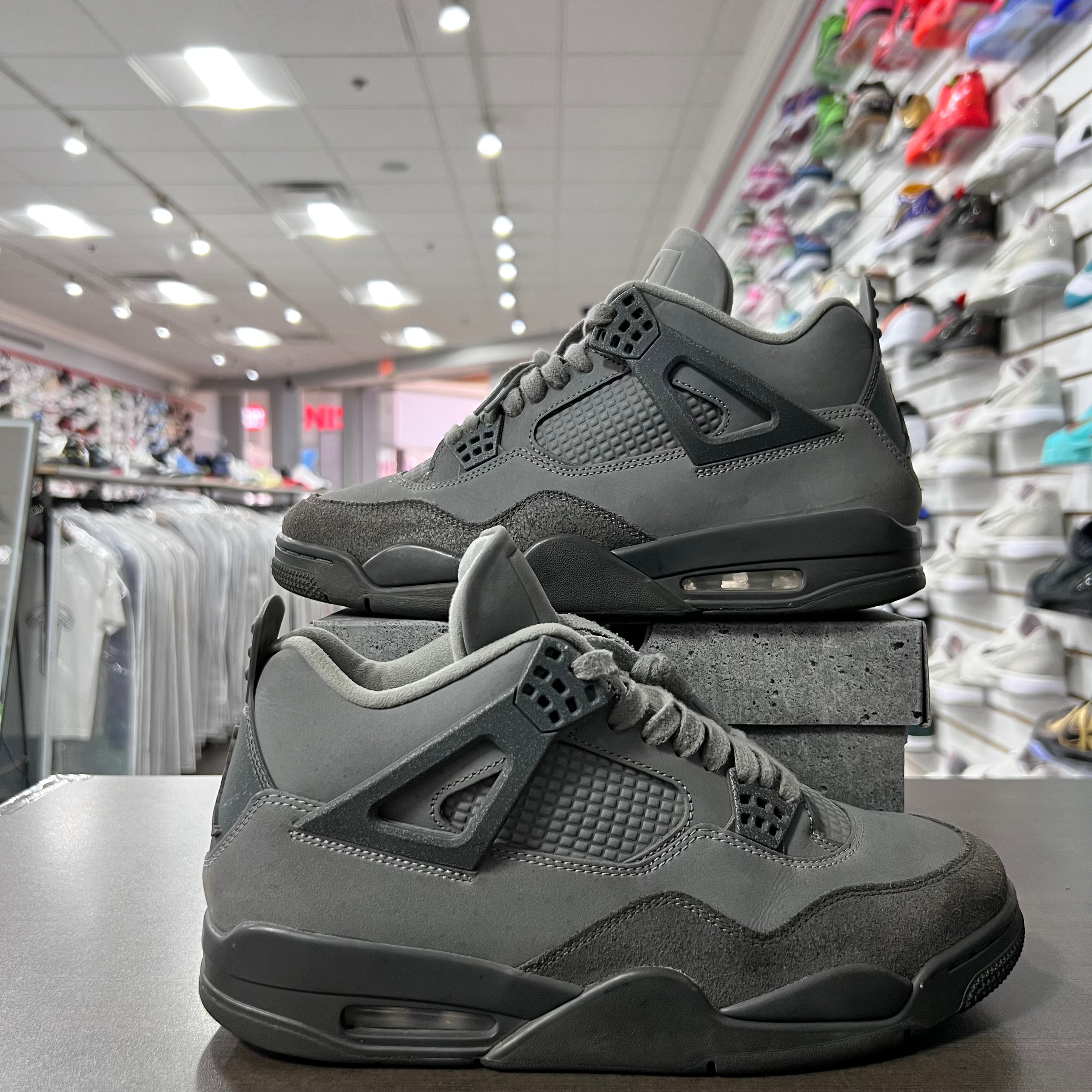 Jordan Retro 4 Mens Wet Cement (Lightly Worn)