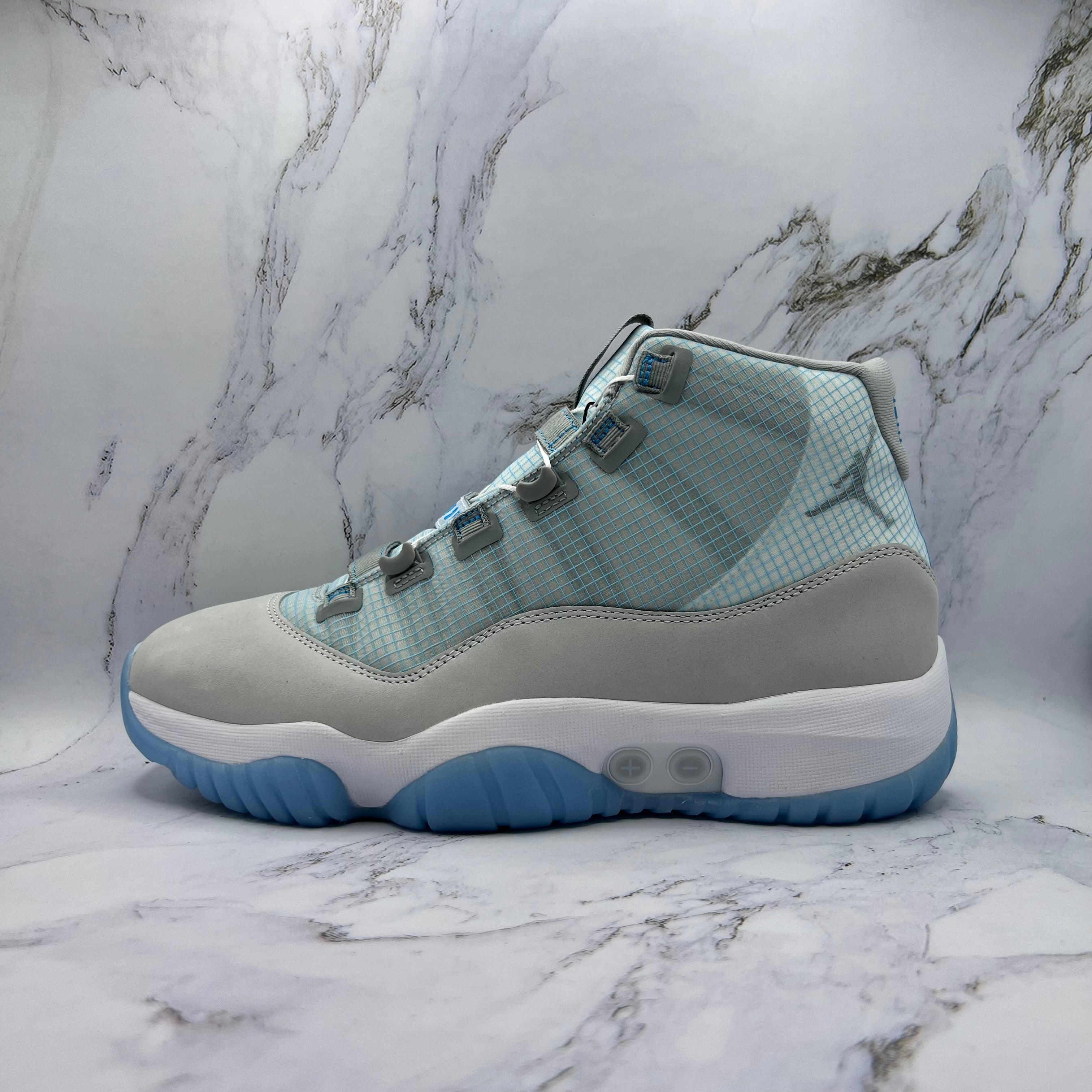 Jordan Retro 11 Mens Adapt Dark Powder Blue
