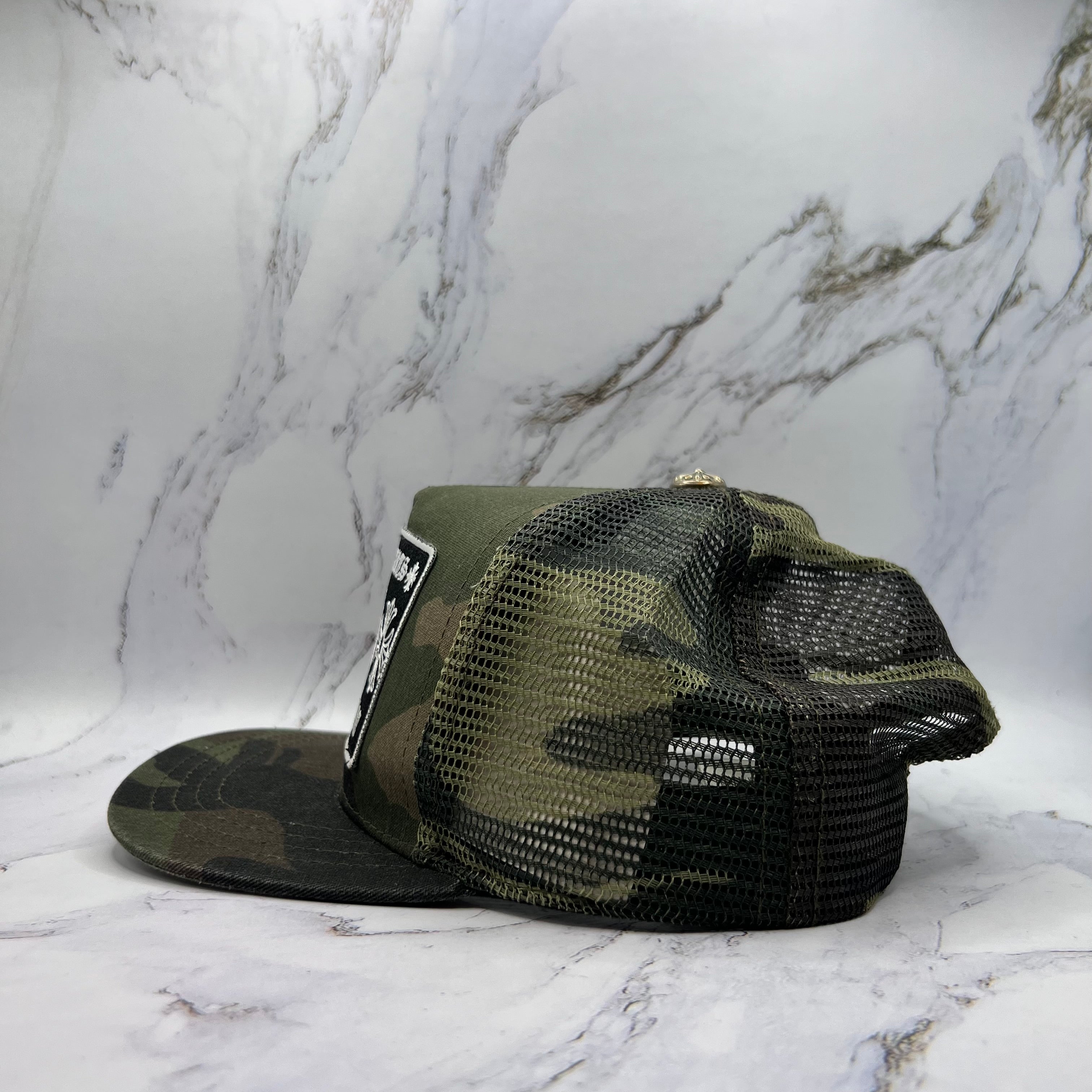 Chrome Hearts Hollywood Trucker Hat Camo (Lightly Worn)
