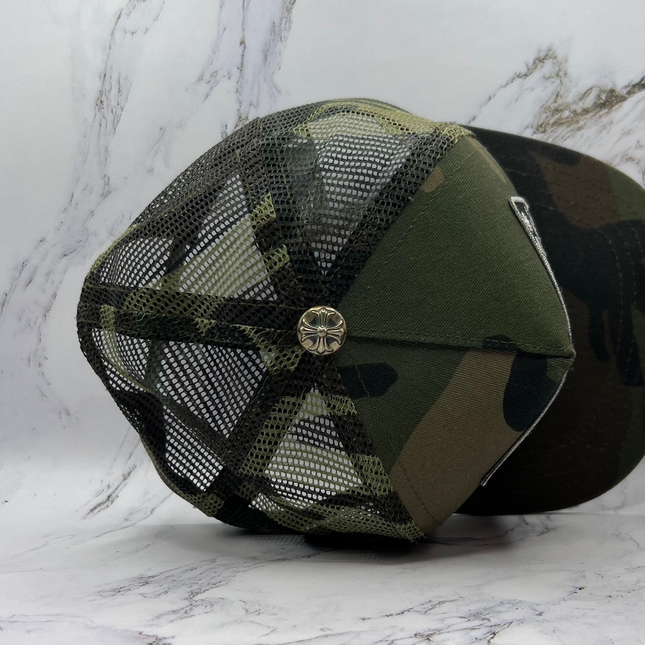 Chrome Hearts Hollywood Trucker Hat Camo (Lightly Worn)