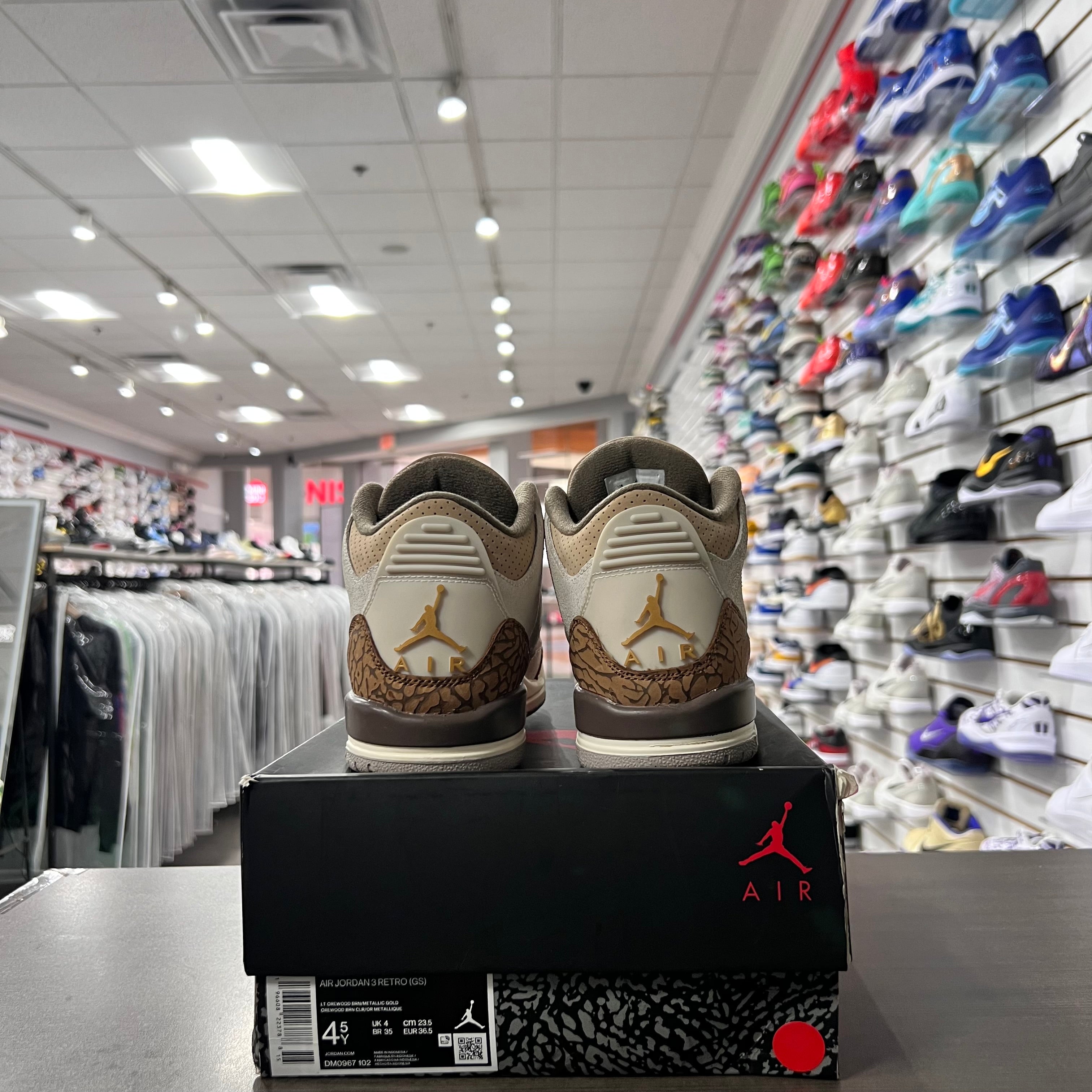 Jordan Retro 3 Gs Palomino (Lightly Worn)