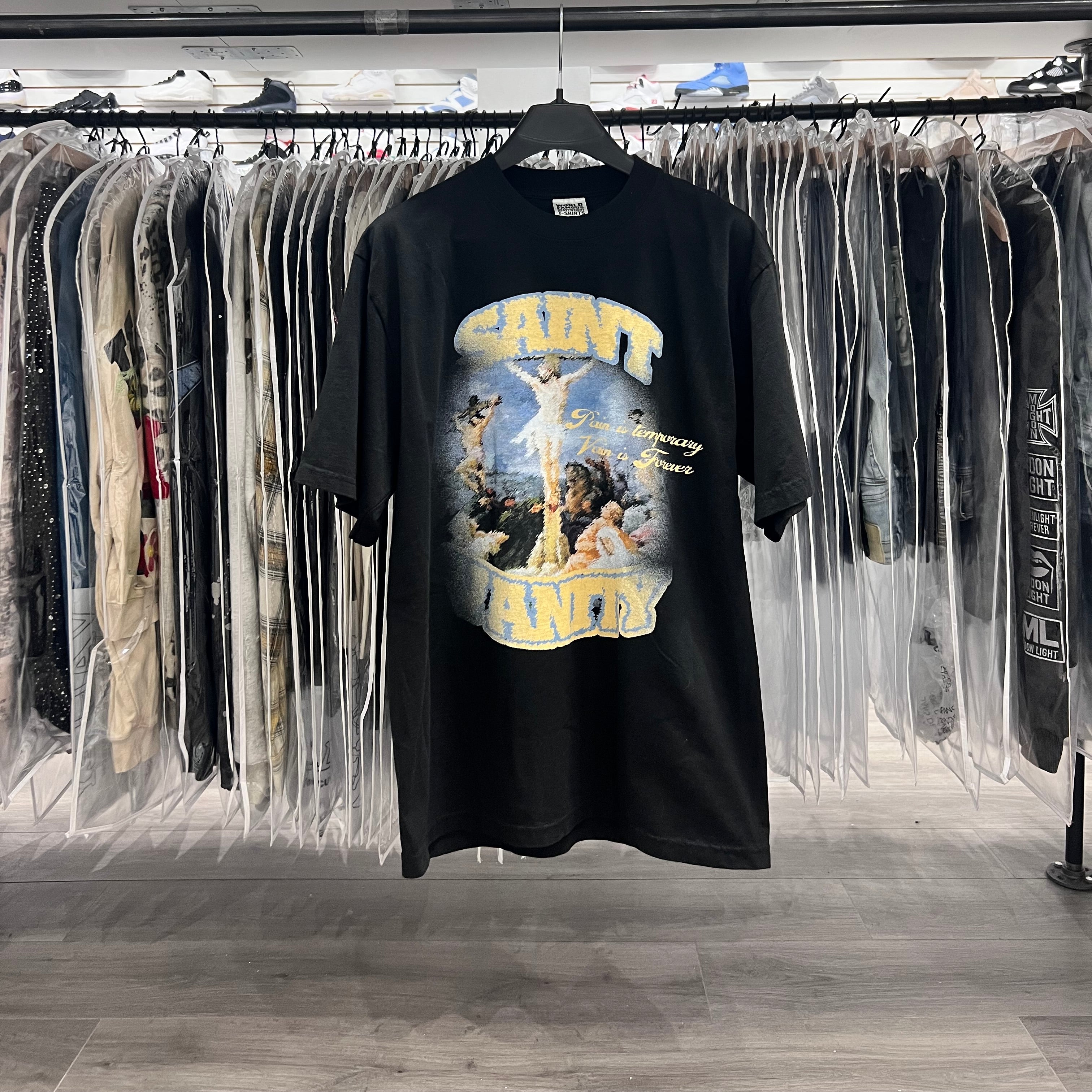 Saint Vanity Pain Is Forever Tee Black (Lightly Worn)