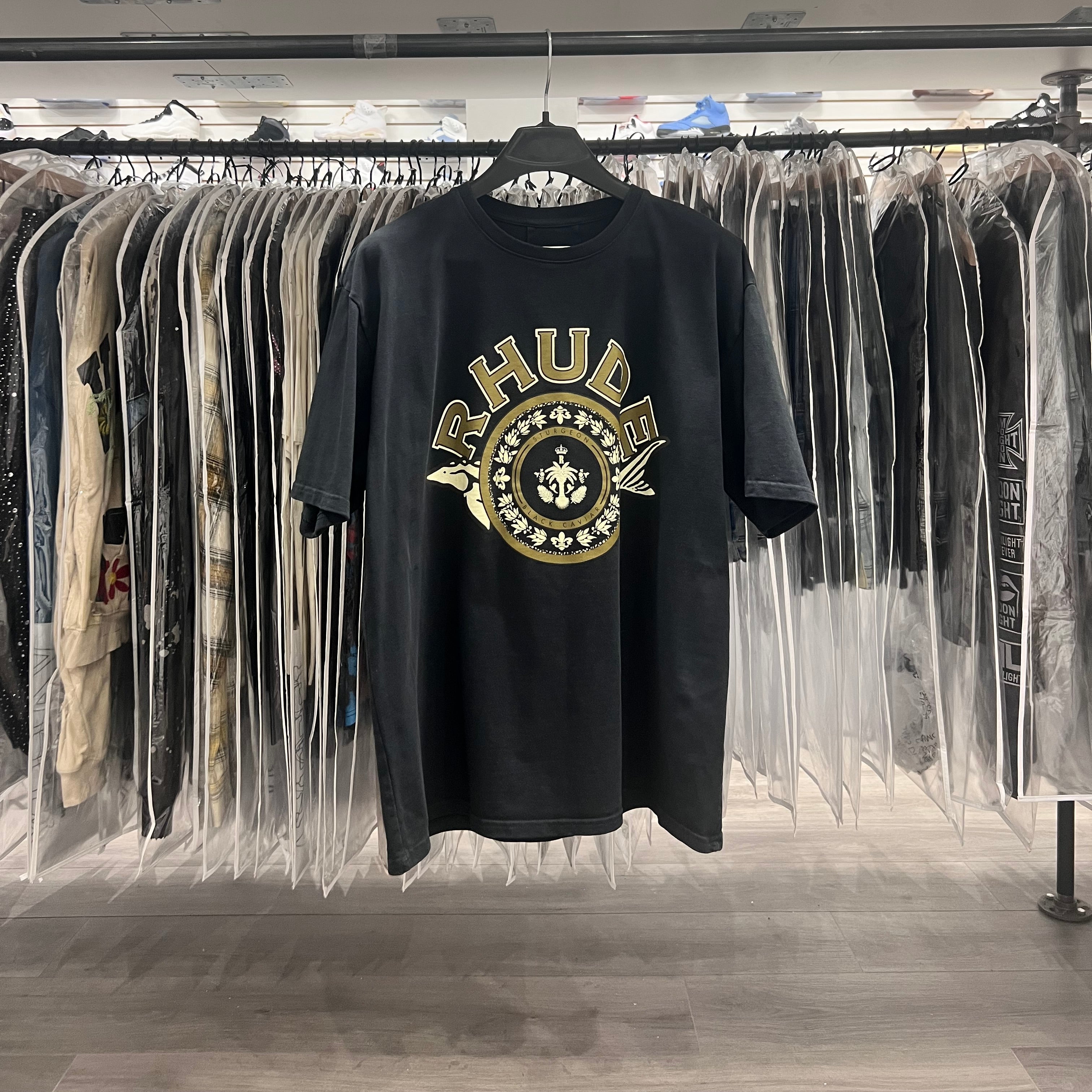 Rhude Black Caviar Tee Black (Lightly Worn)