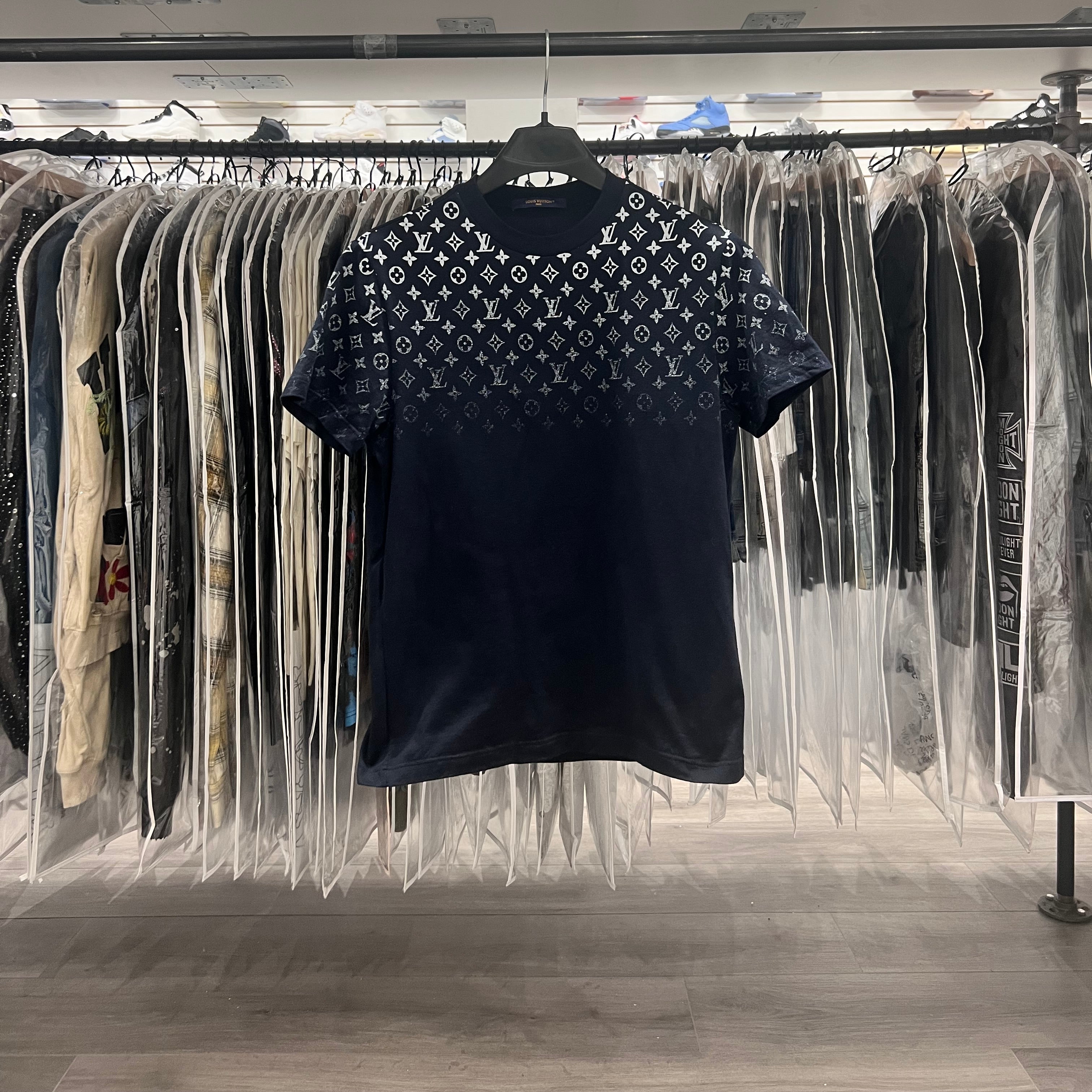 Louis Vuitton Gradient Tee Navy (Lightly Worn)